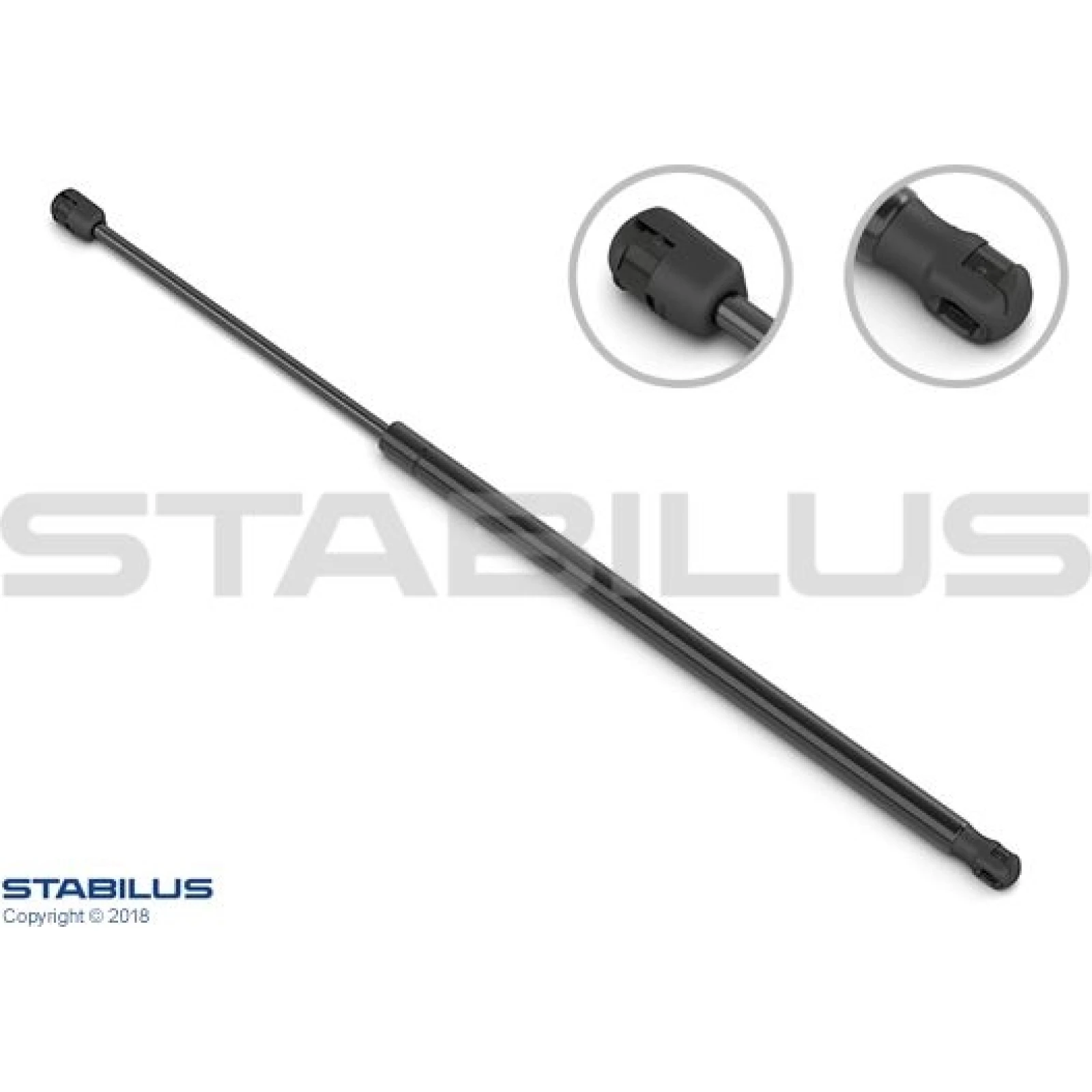 Gasfeder, Hinten L 531.5 620N 18613