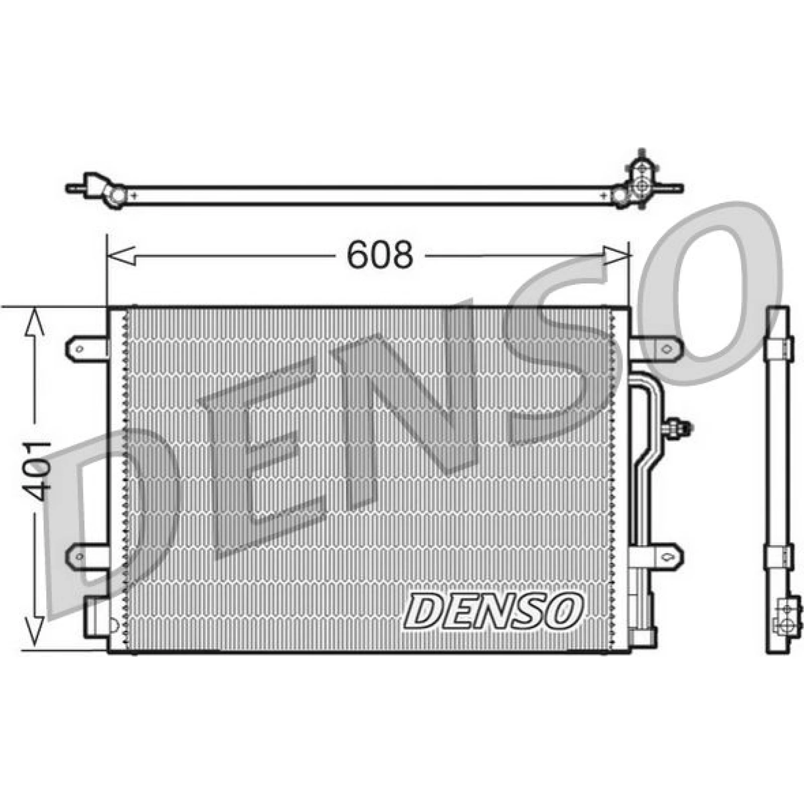 DENSO Klimaanlagenkühler DCN02011