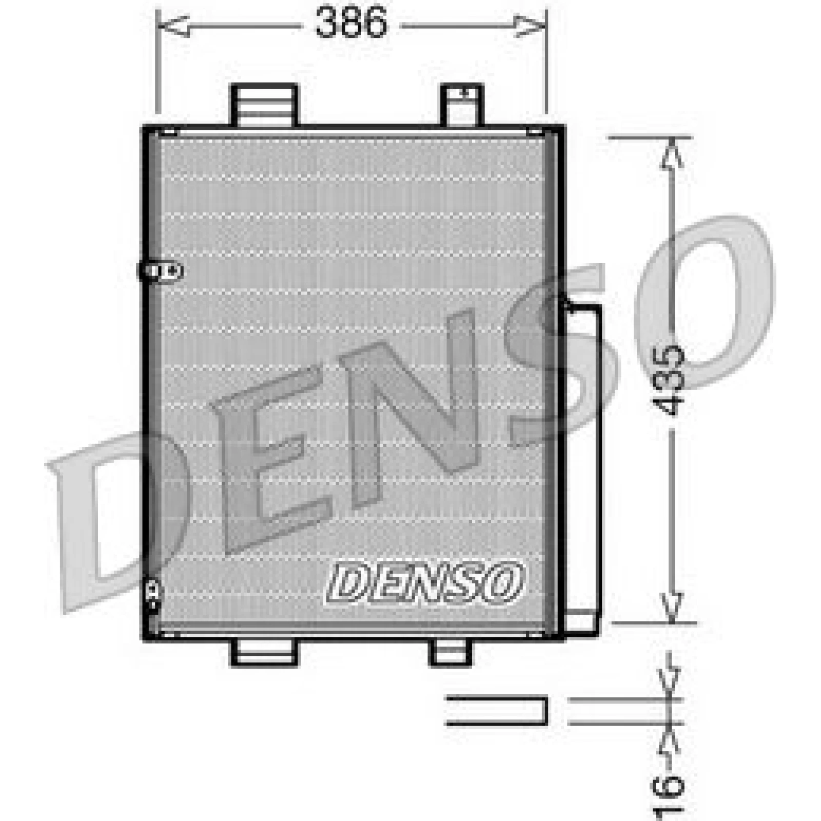 DENSO Klimaanlagenkühler DCN35001
