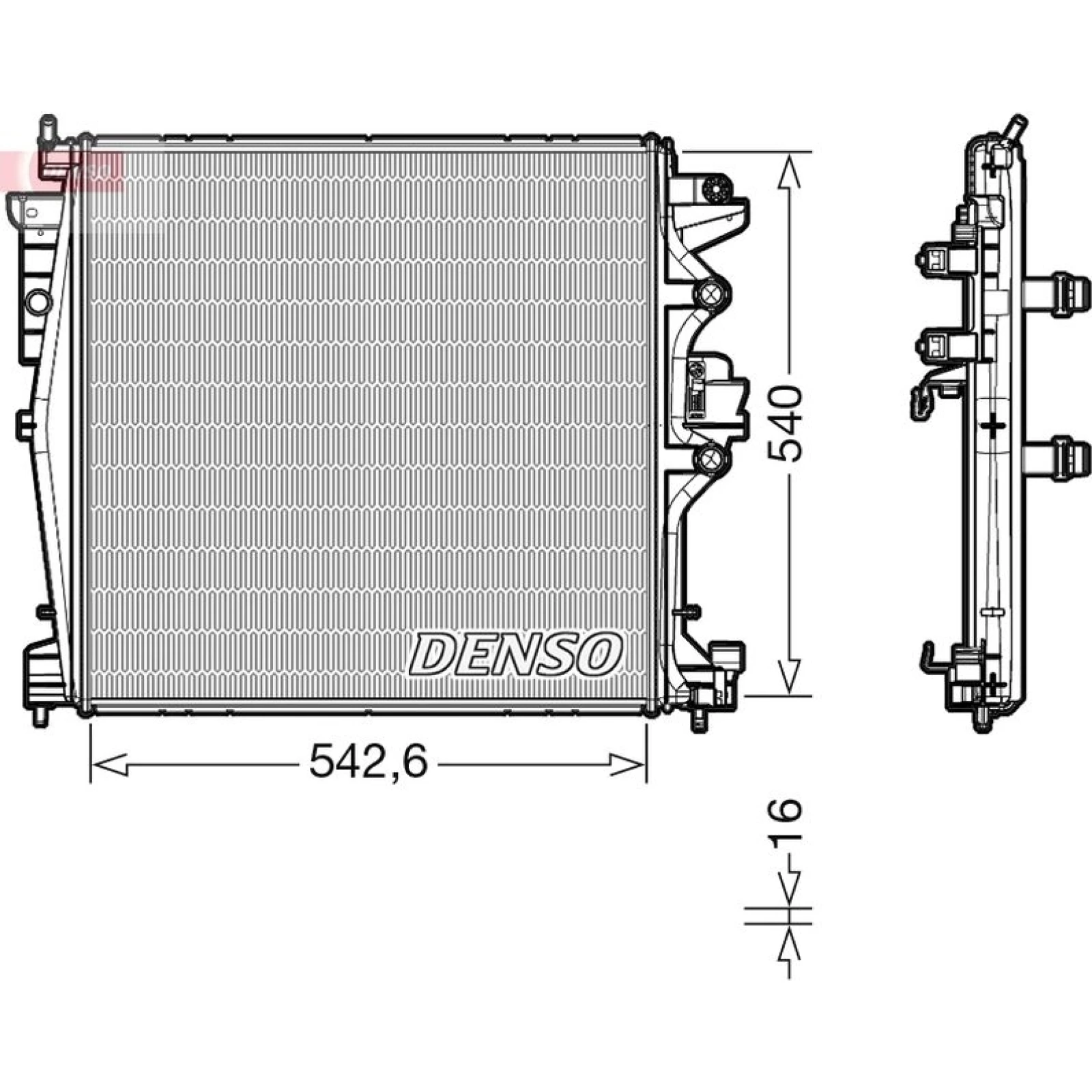 DENSO Motorkühler DRM01004