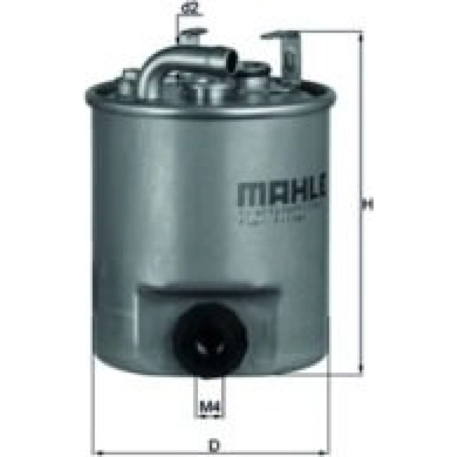 MAHLE Kraftstofffilter KL 195