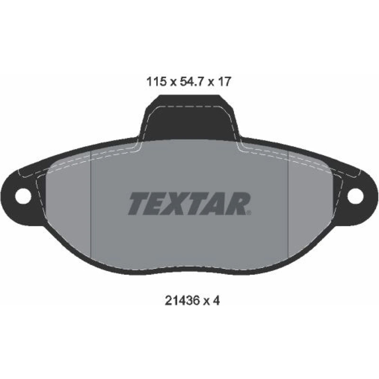 Bremsbelagsatz Fiat P. Sc/Punto/Panda Siehe Katalog 2143602