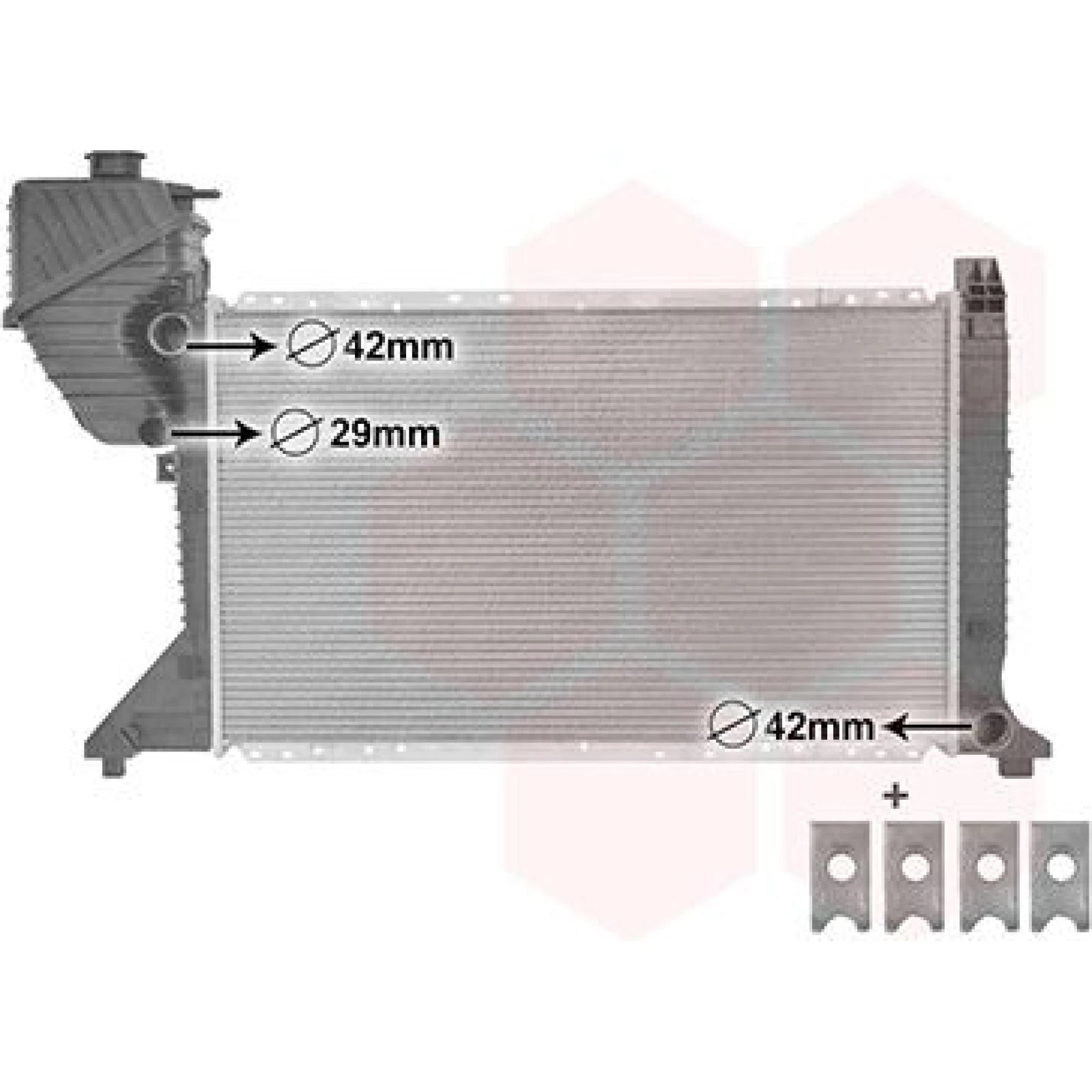 VAN WEZEL Kühler, Motorkühlung 30002300