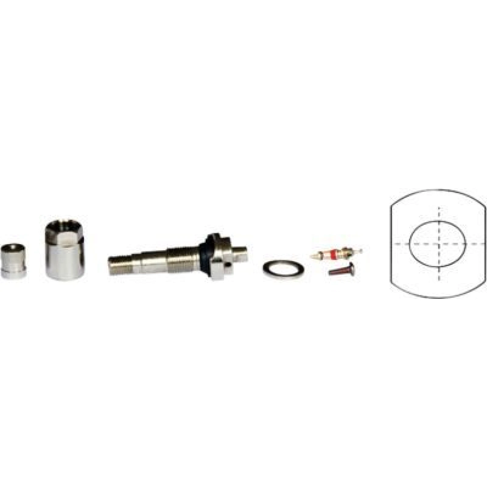KS TOOLS Service-Kit für RDKS/TPMS-Reifendruckkontrollsysteme, 22 149.1022