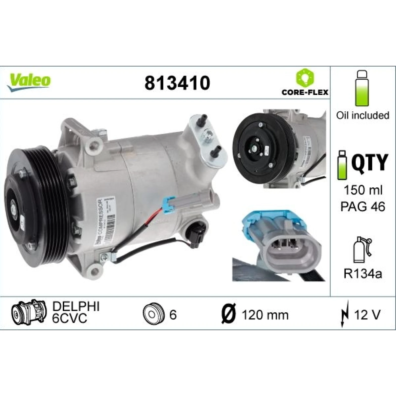 Kompressor, Klimaanlage 813410