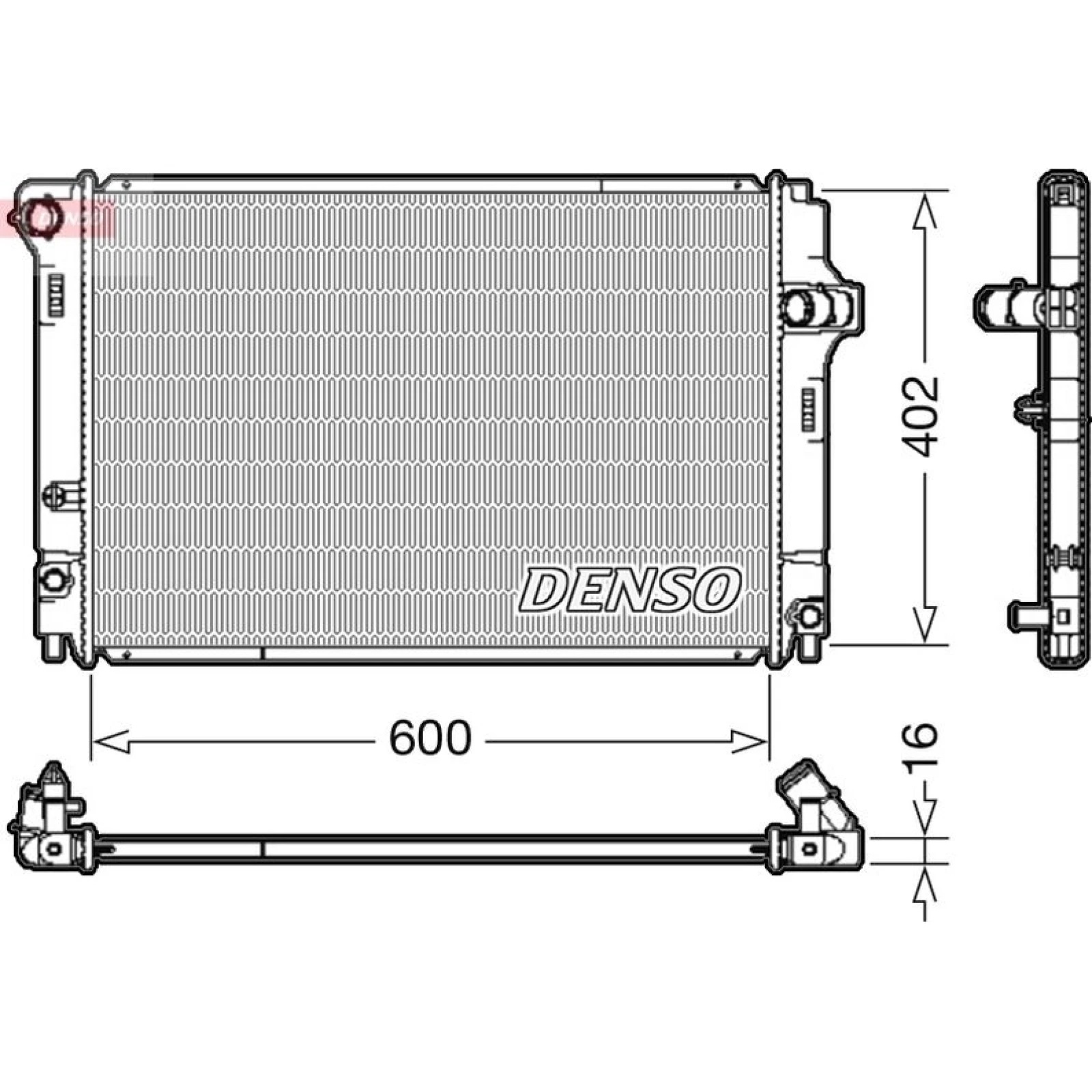 DENSO Motorkühler DRM50089