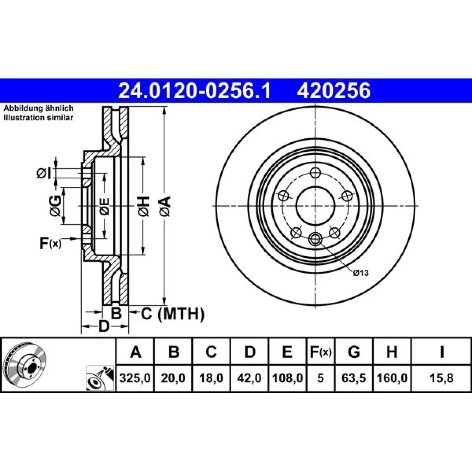 Bremsscheibe 24.0120-0256.1