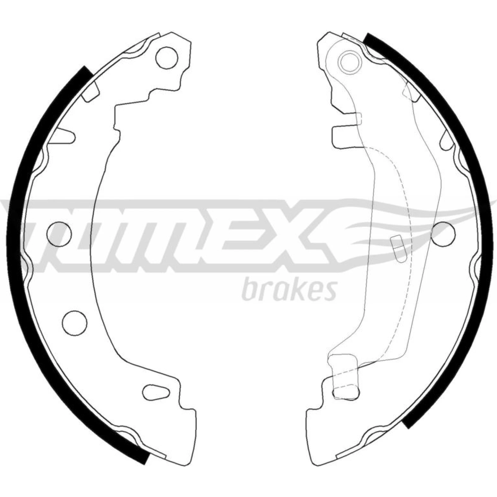 TOMEX brakes Bremsbackensatz TX 20-43