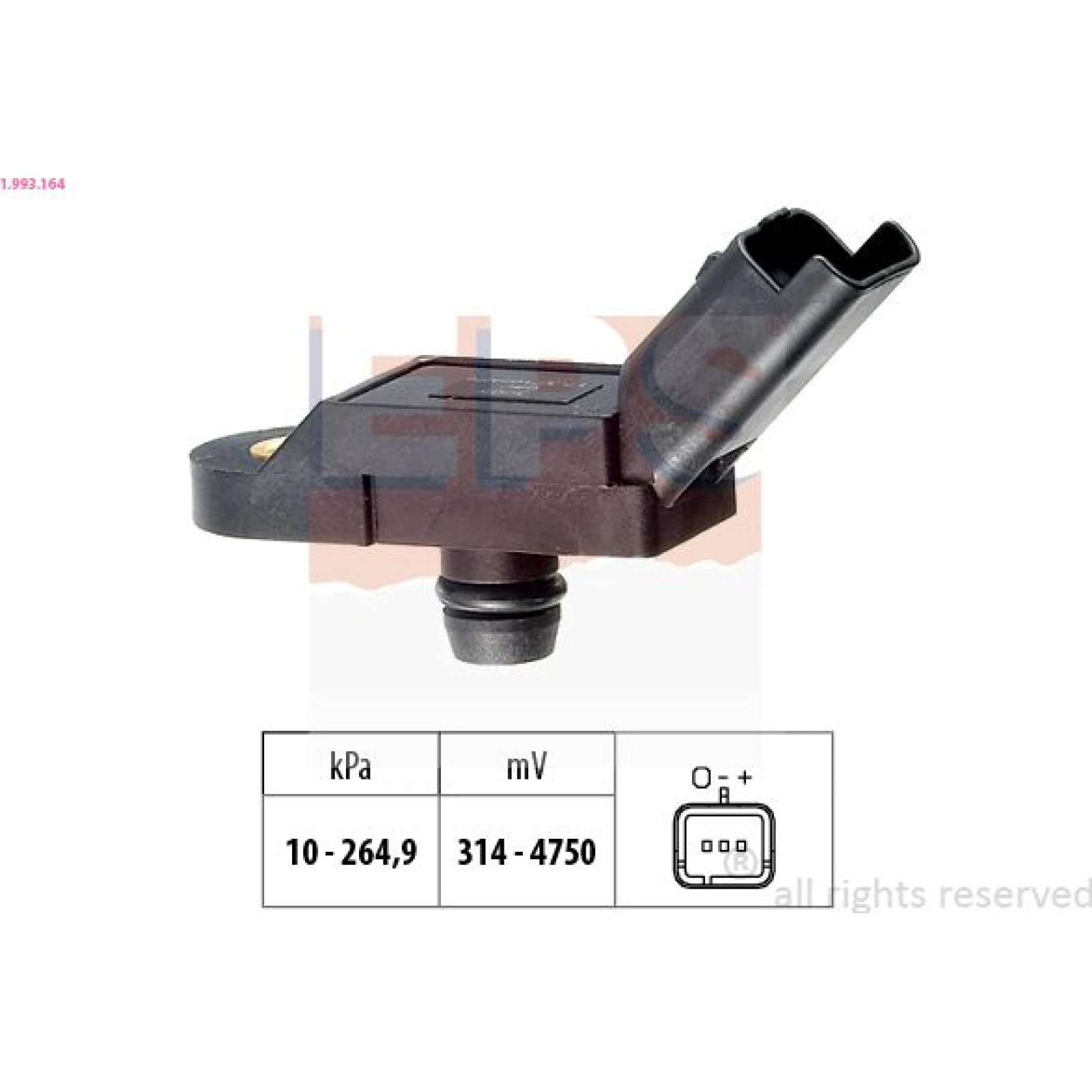 Sensor, Saugrohrdruck 1.993.164