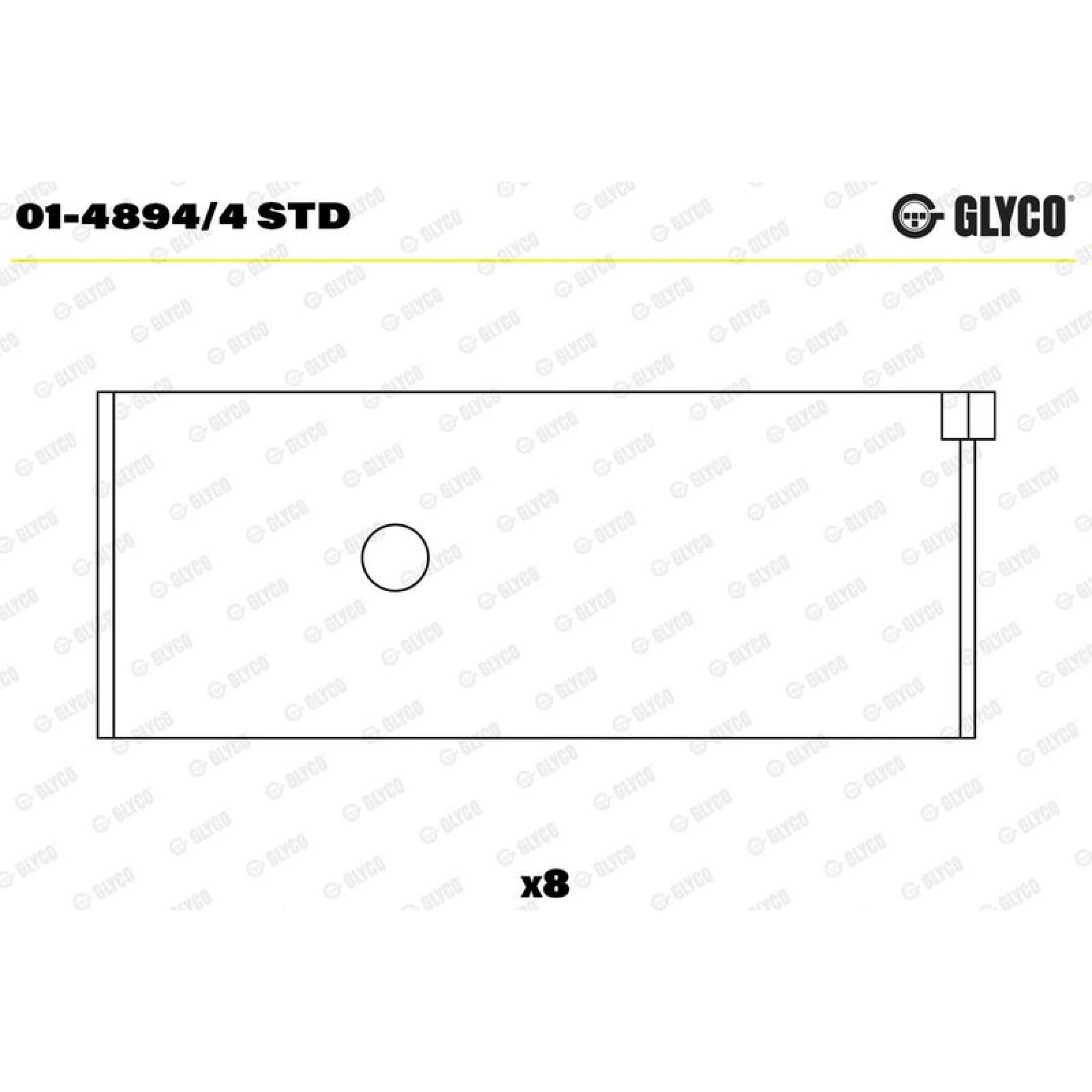 GLYCO Pleuellager 01-4894/4 STD