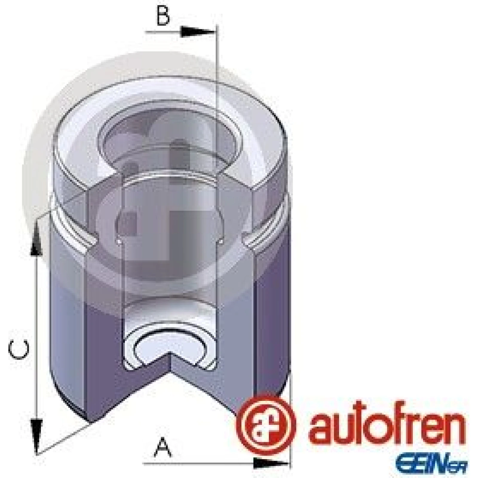 Kolben, Bremssattel D025114