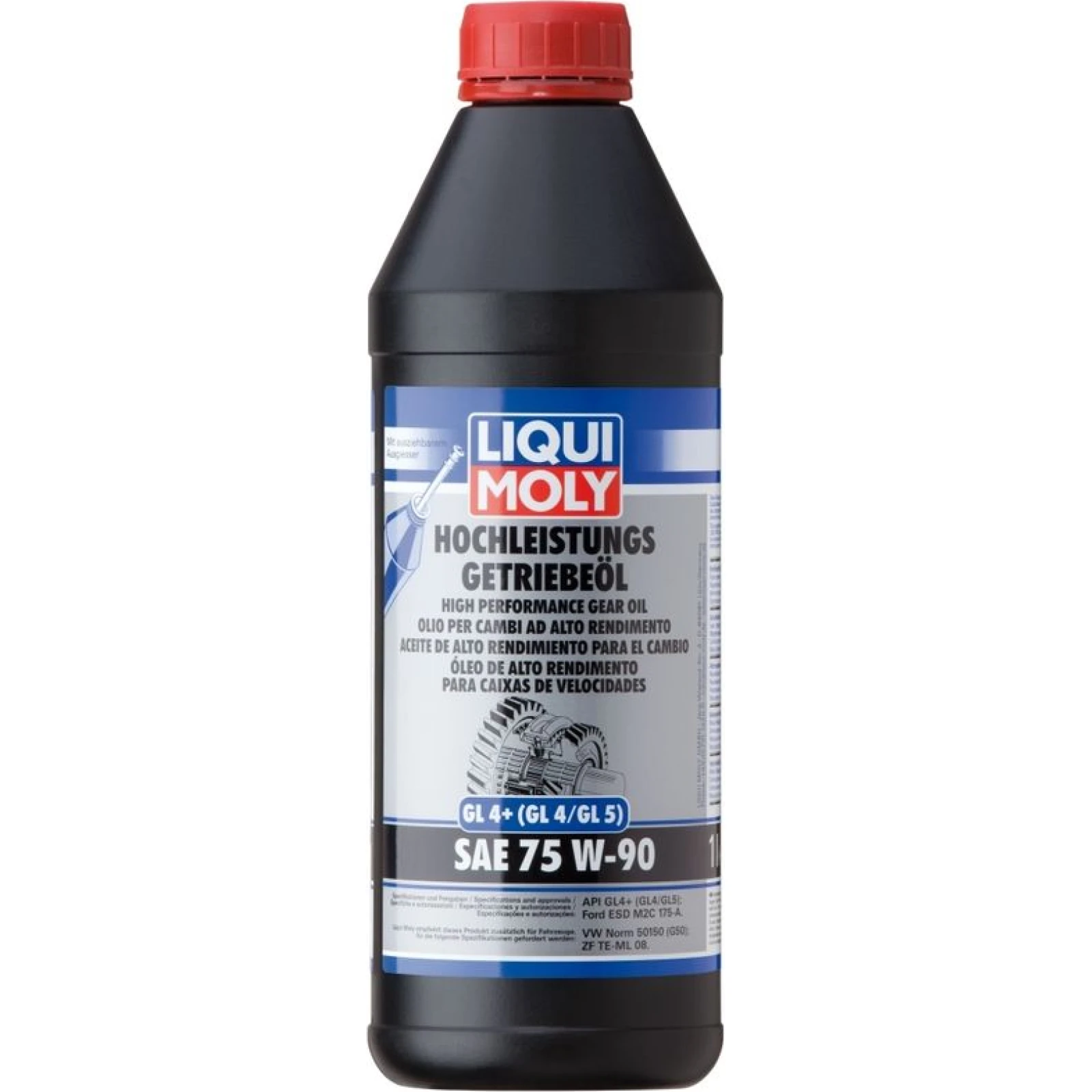 Liqui Moly Hochleistungs-Getriebeöl (GL4+) SAE 75W-90 1 l 4434