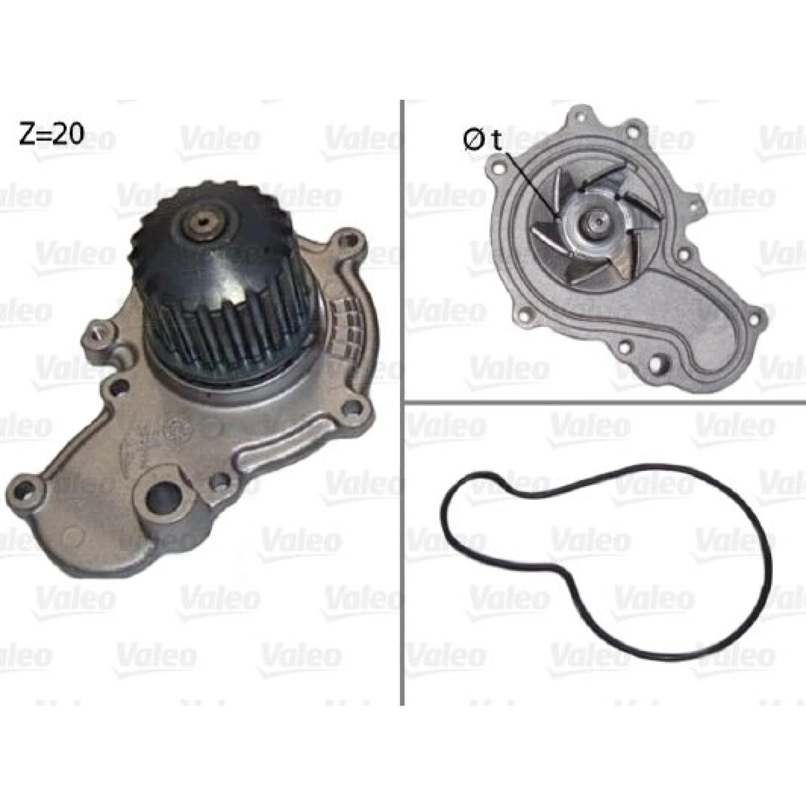 VALEO Wasserpumpe 506538