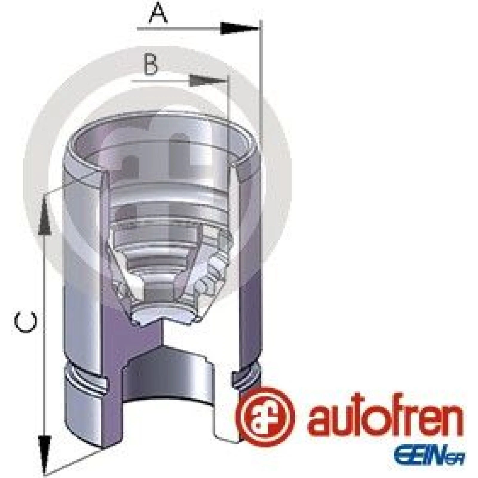 Kolben, Bremssattel D02589