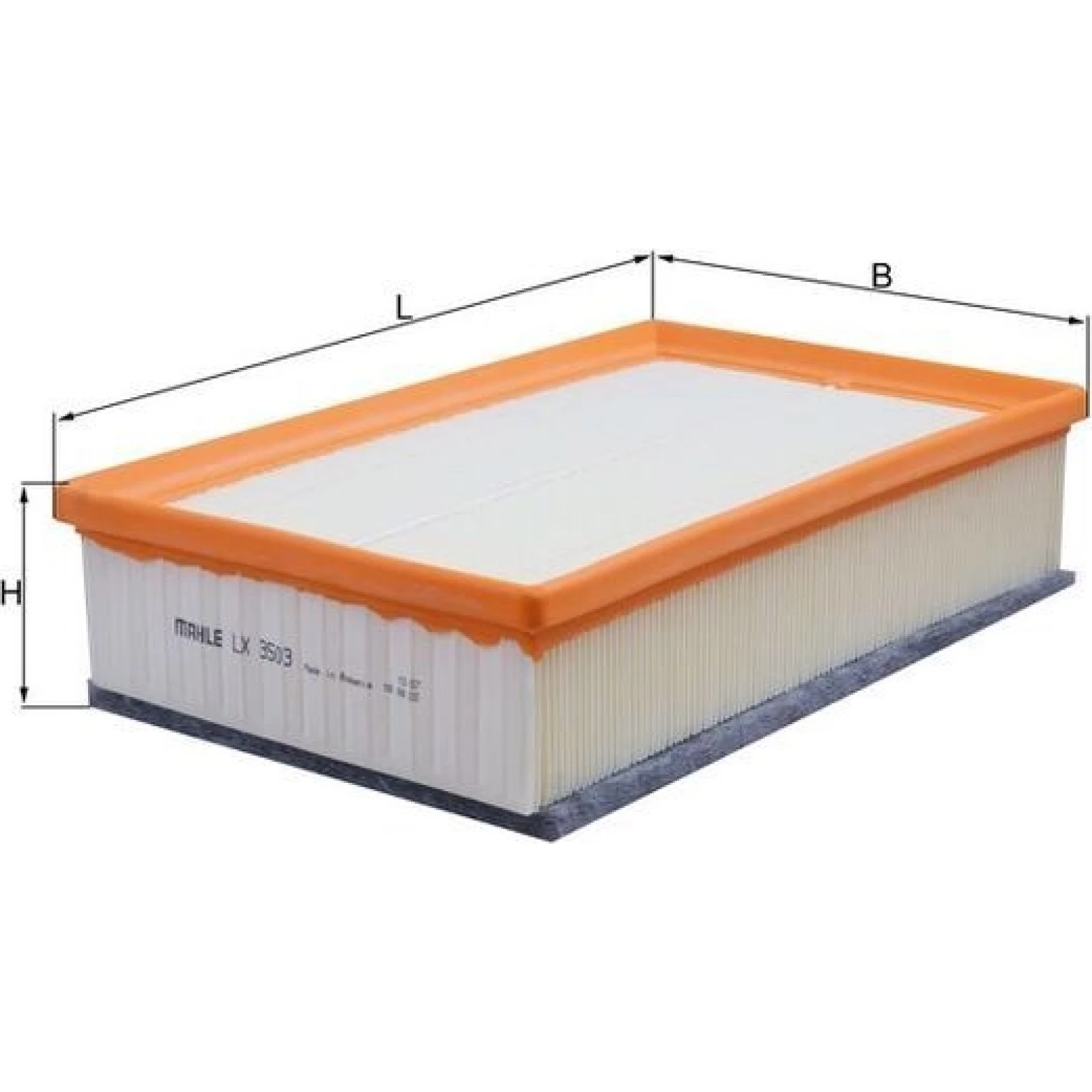 MAHLE Luftfilter LX 3503