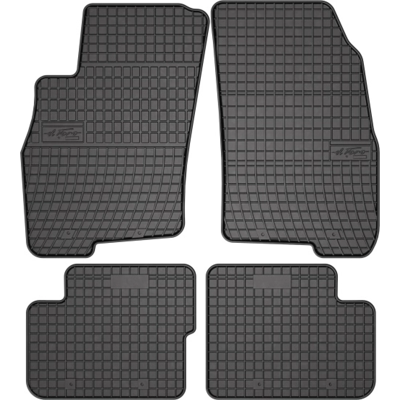 Passgenaue Kofferraummatte Gummimatten Fiat Grande Punto / Fiat Punto Evo 0912