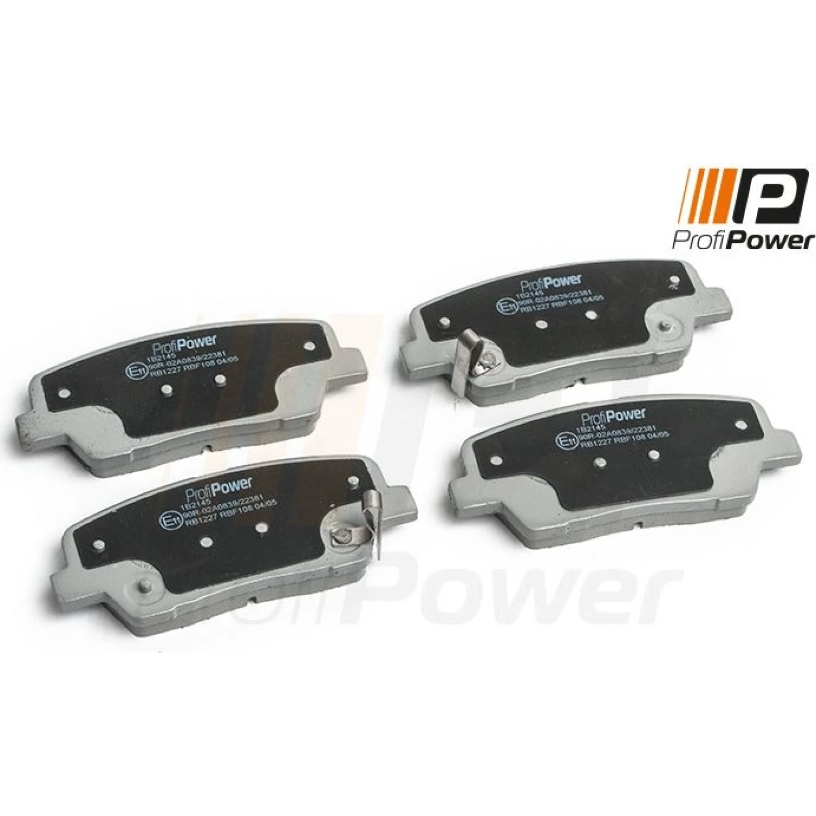 PROFIPOWER Bremsbelagsatz, Scheibenbremse 1B2145