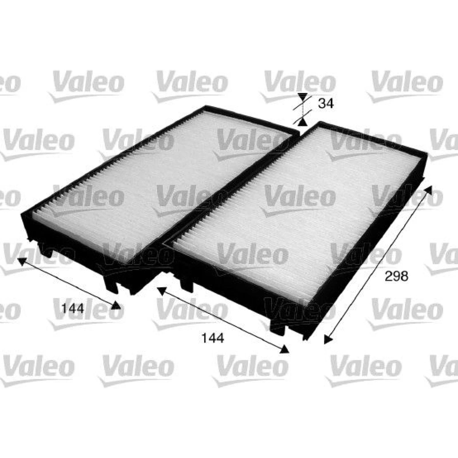 Innenraumfilter Bmw X5/X6 3.0D/3.5D/4.0D/5.0 08- Kpl. 2 Stück 715583