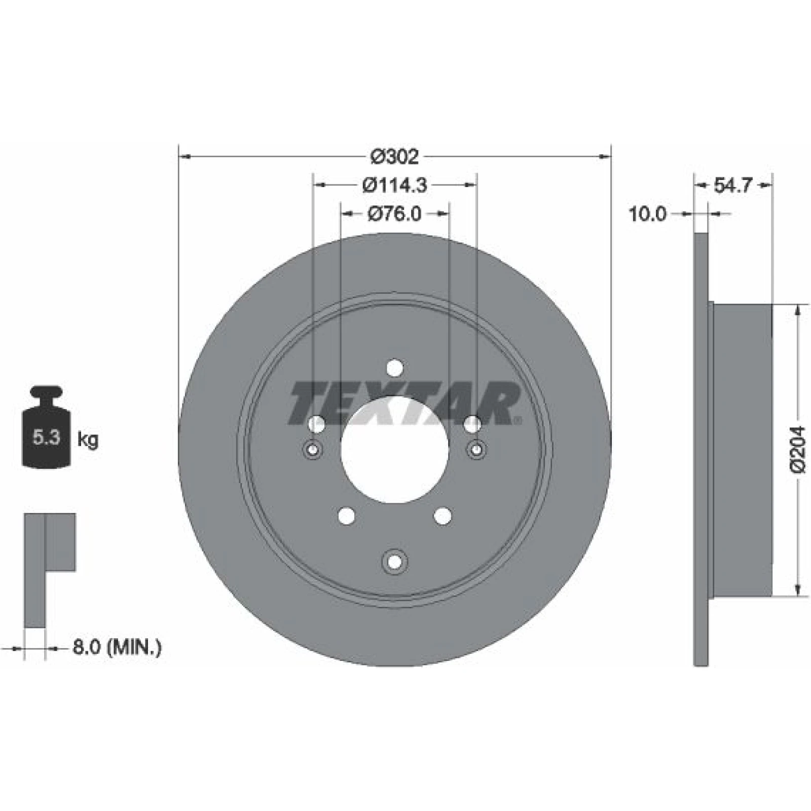 Bremsscheibe 92294903
