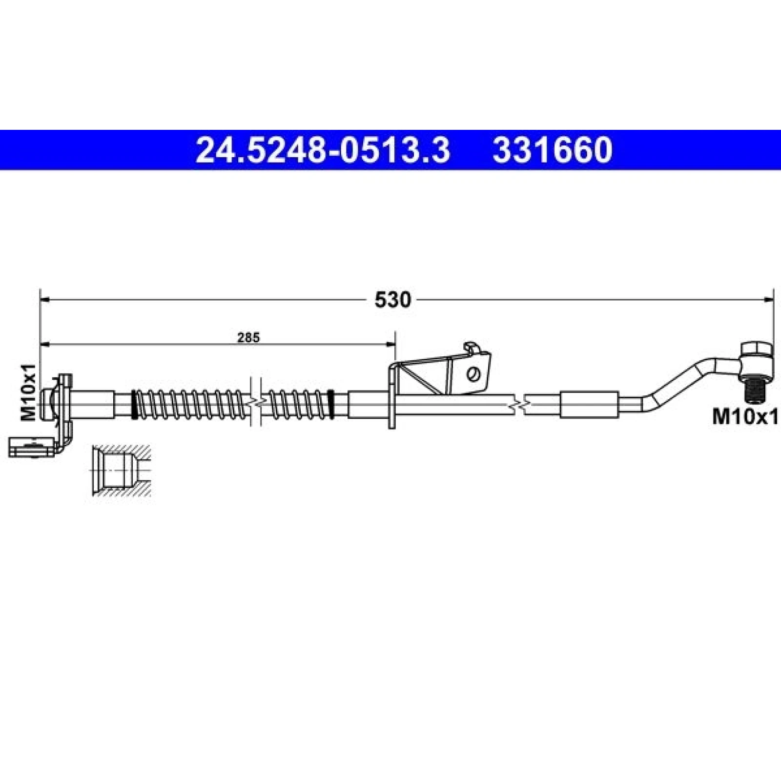 Bremsschlauch 24.5248-0513.3
