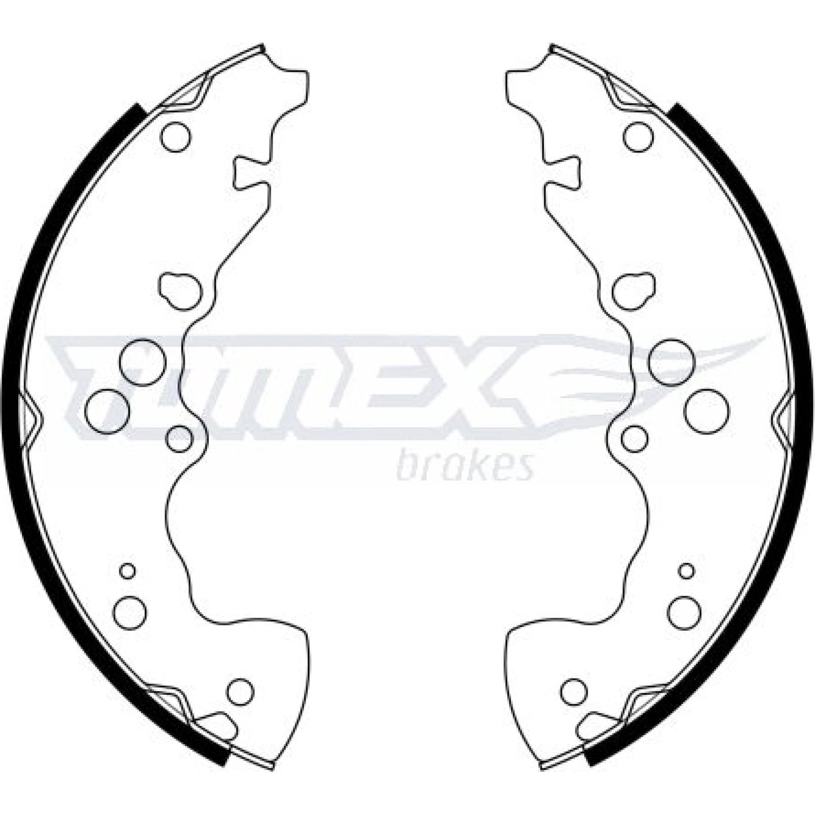 TOMEX brakes Bremsbackensatz TX 22-95