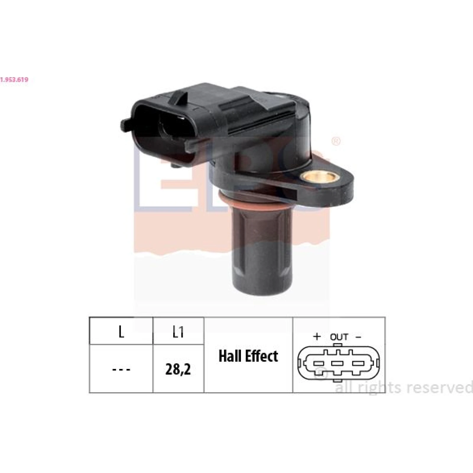 Sensor, Nockenwellenposition 1.953.619