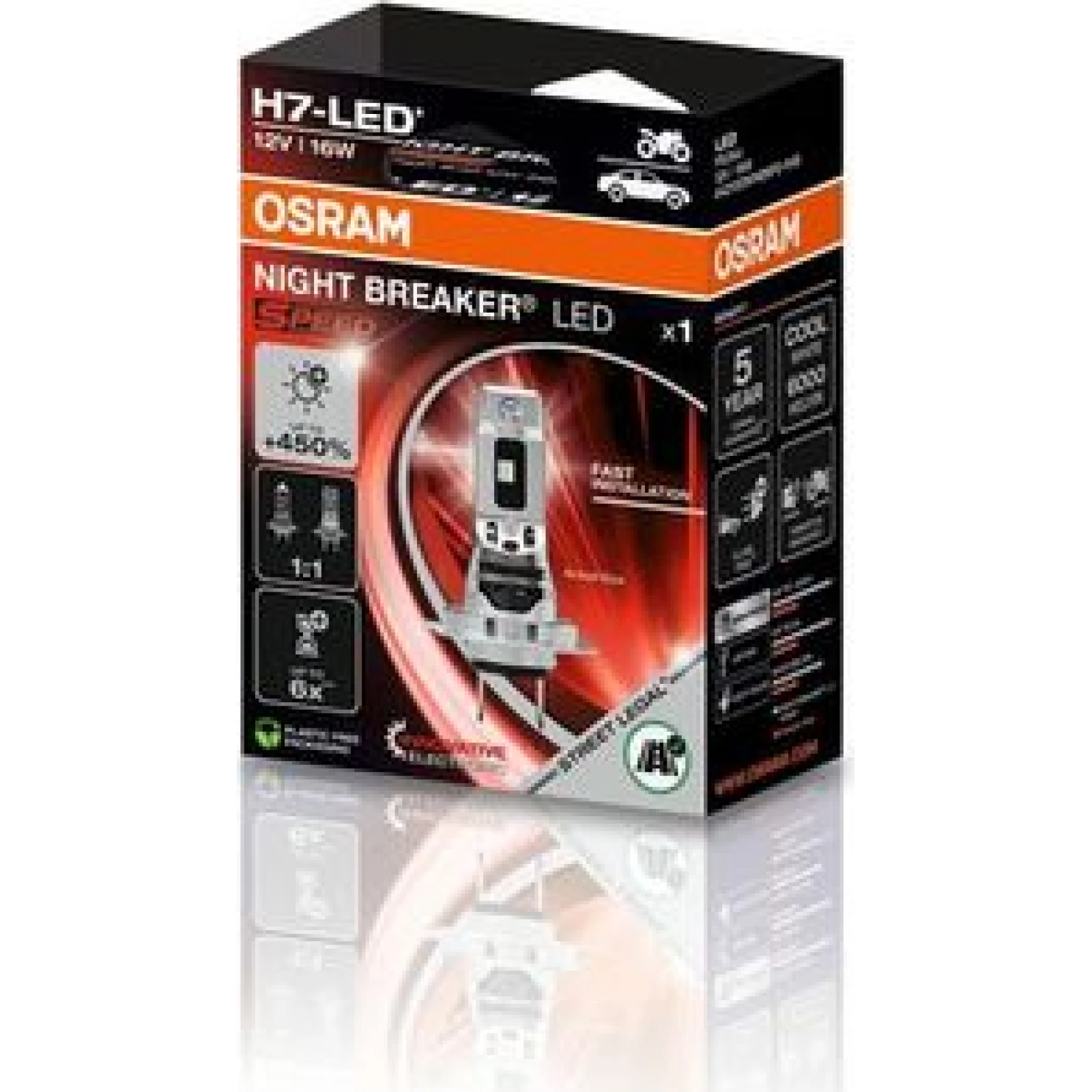 H7 OSRAM NIGHT BREAKER LED SPEED 64210DWNBSP-1HB