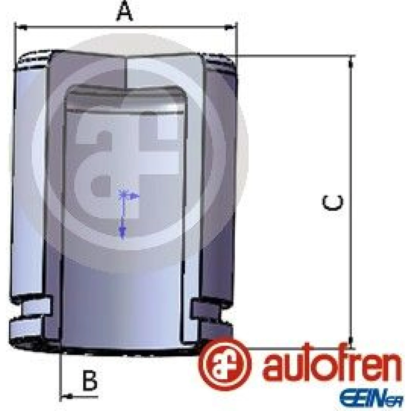 Kolben, Bremssattel D025440