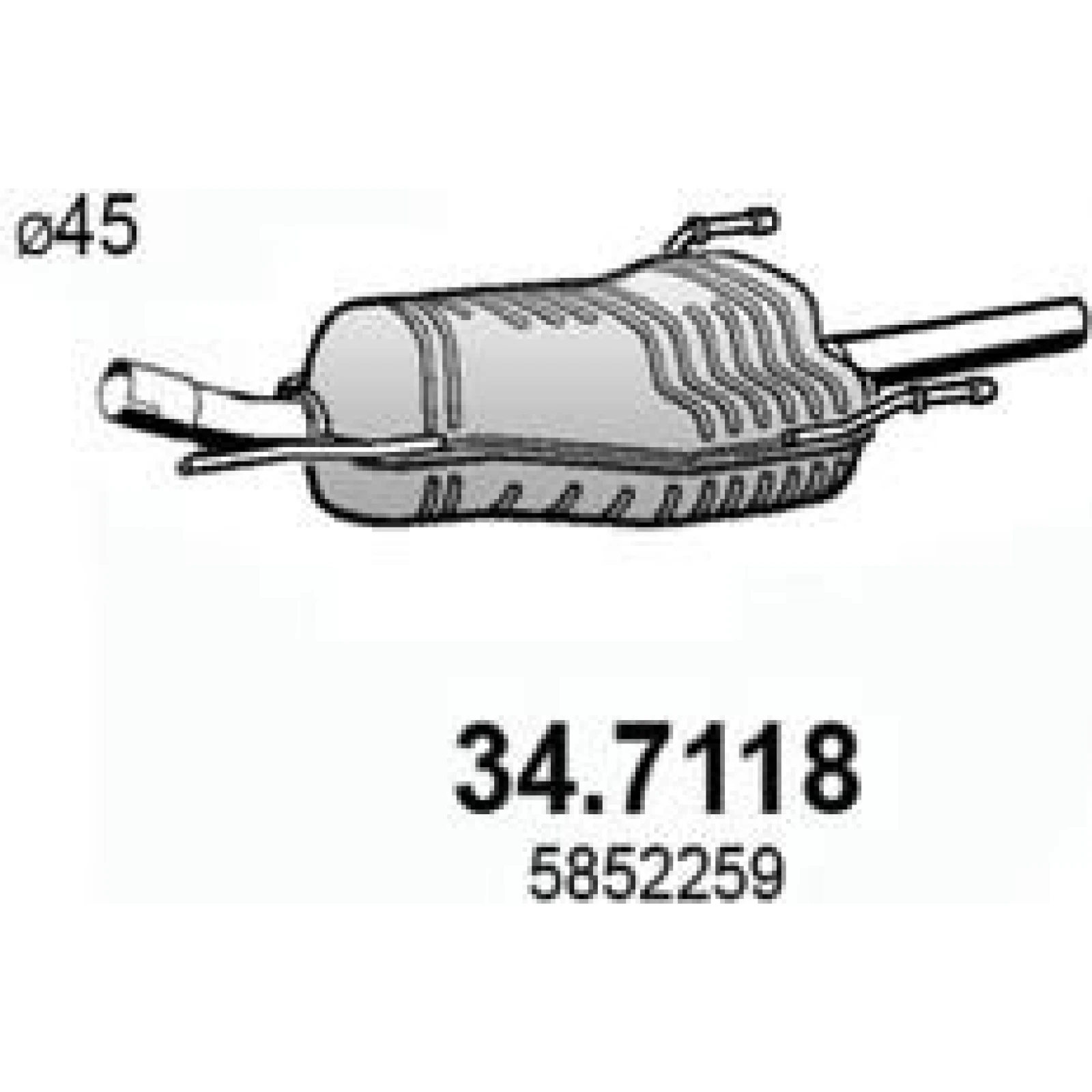 Endschalldämpfer 34.7118