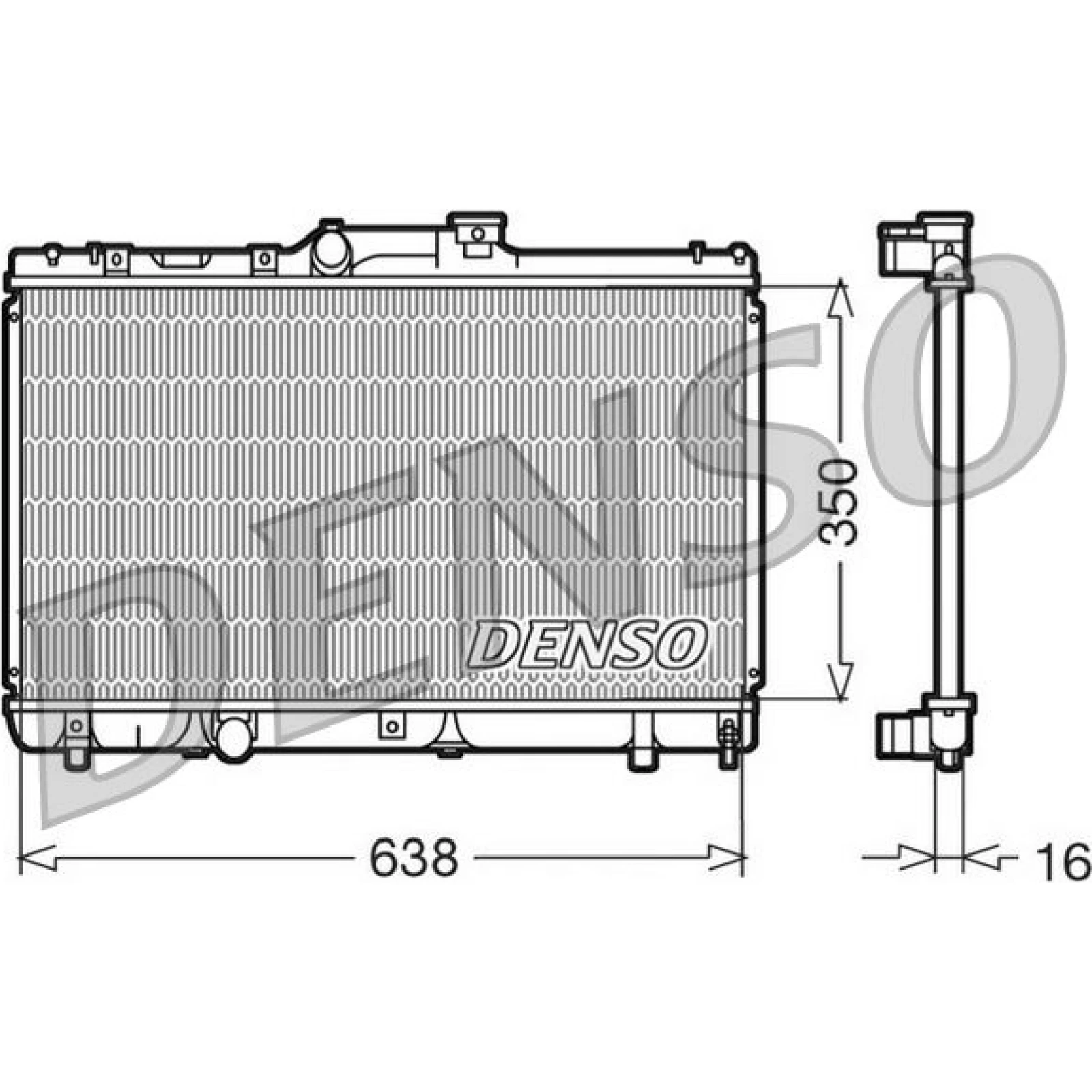 DENSO Motorkühler DRM50013