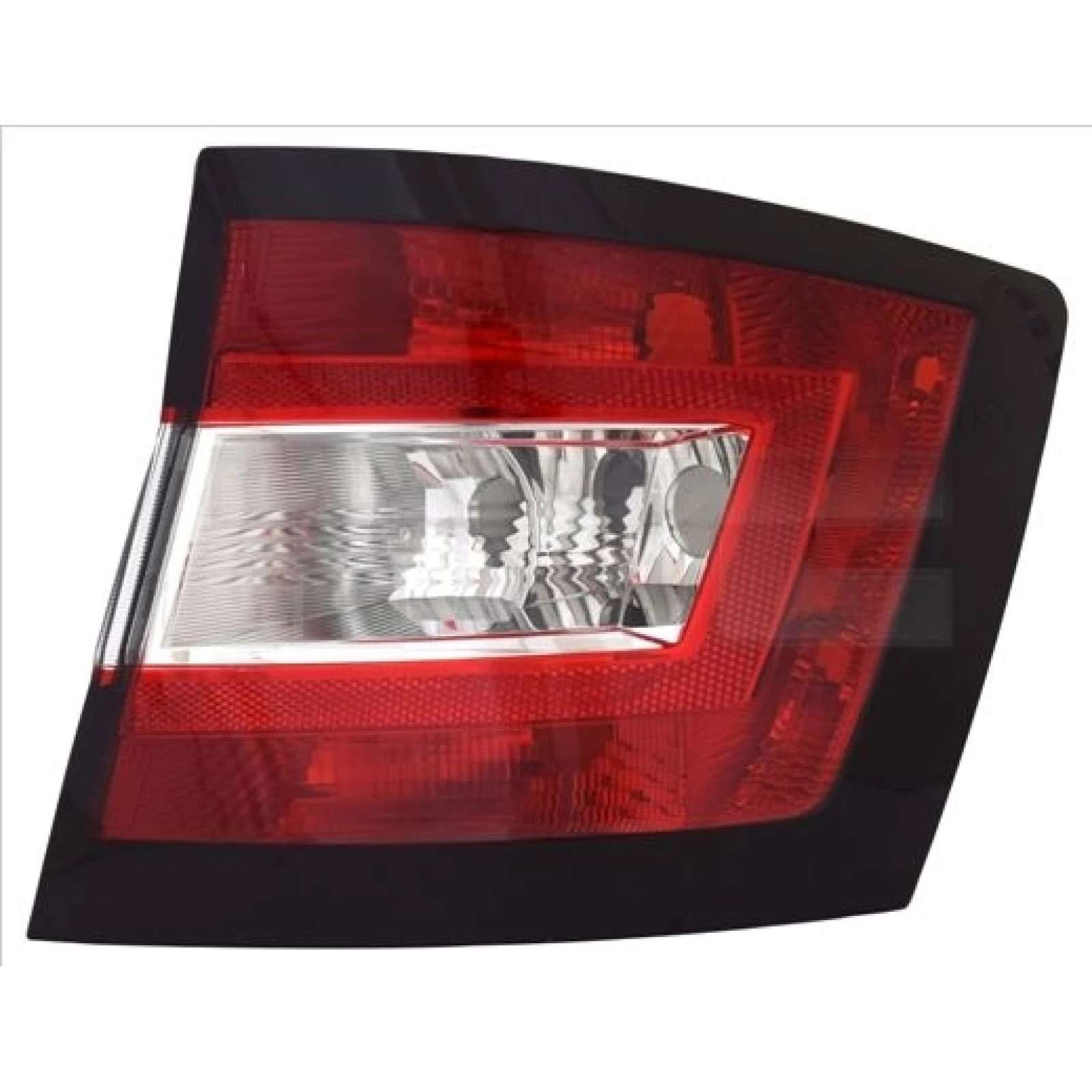 Heckleuchte L O K-PLATTE ROT/WEISS 11-12812-01-2