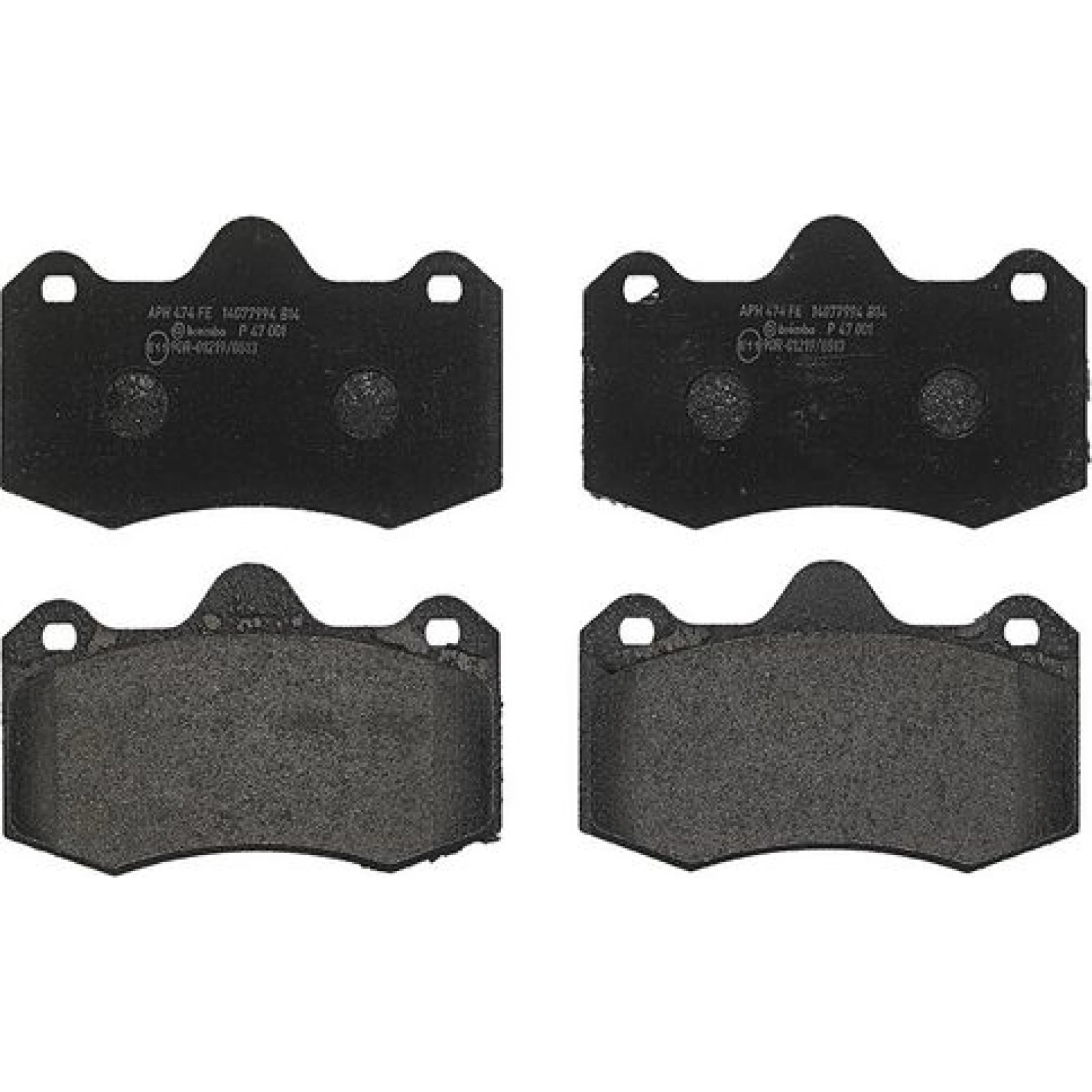 BREMBO Bremsklötze VA P 47 001