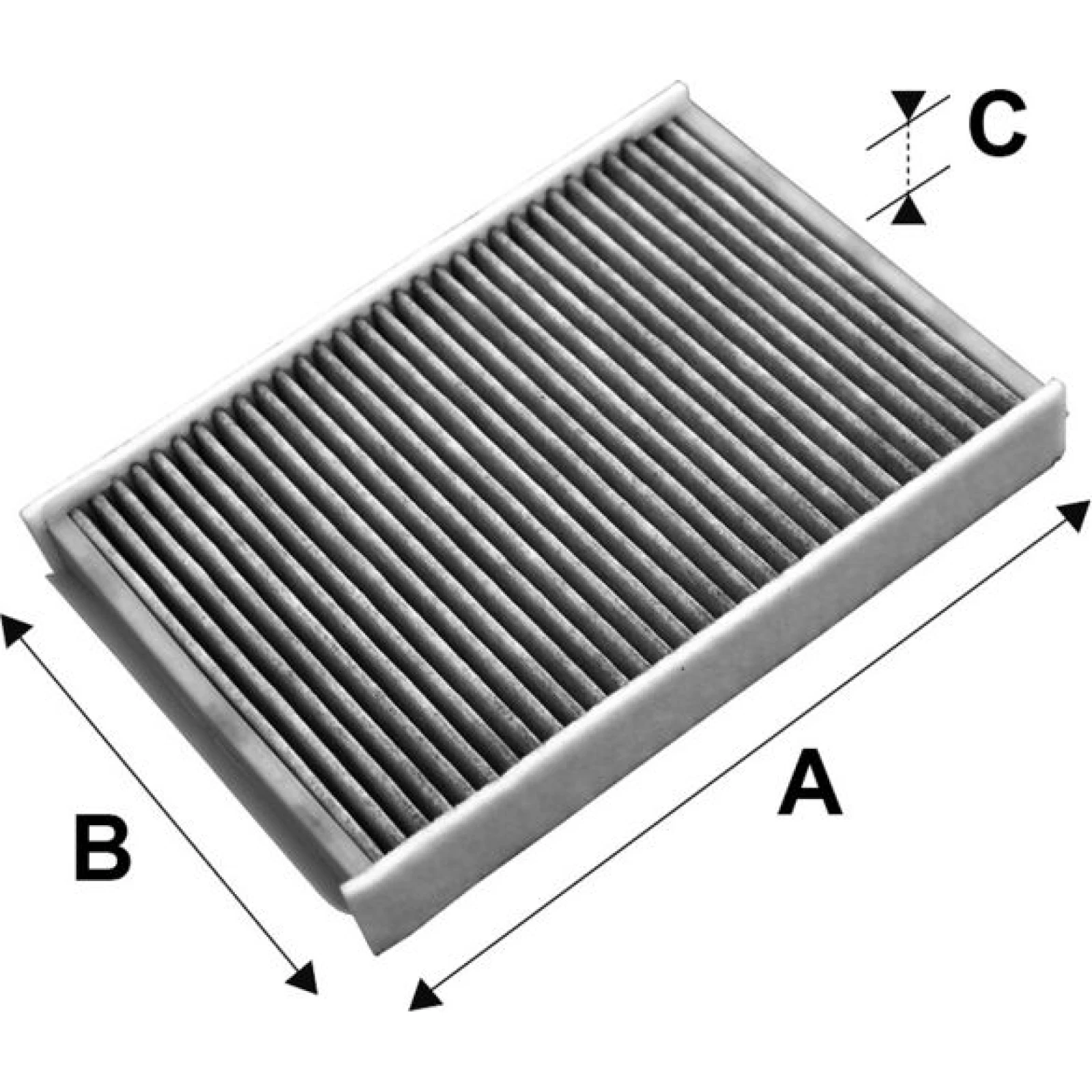 Innenraumfilter Volvo S60/V60/V70/Xc60/Xc70, Land Rover Freelander 08- Mit Aktivkohle 715702