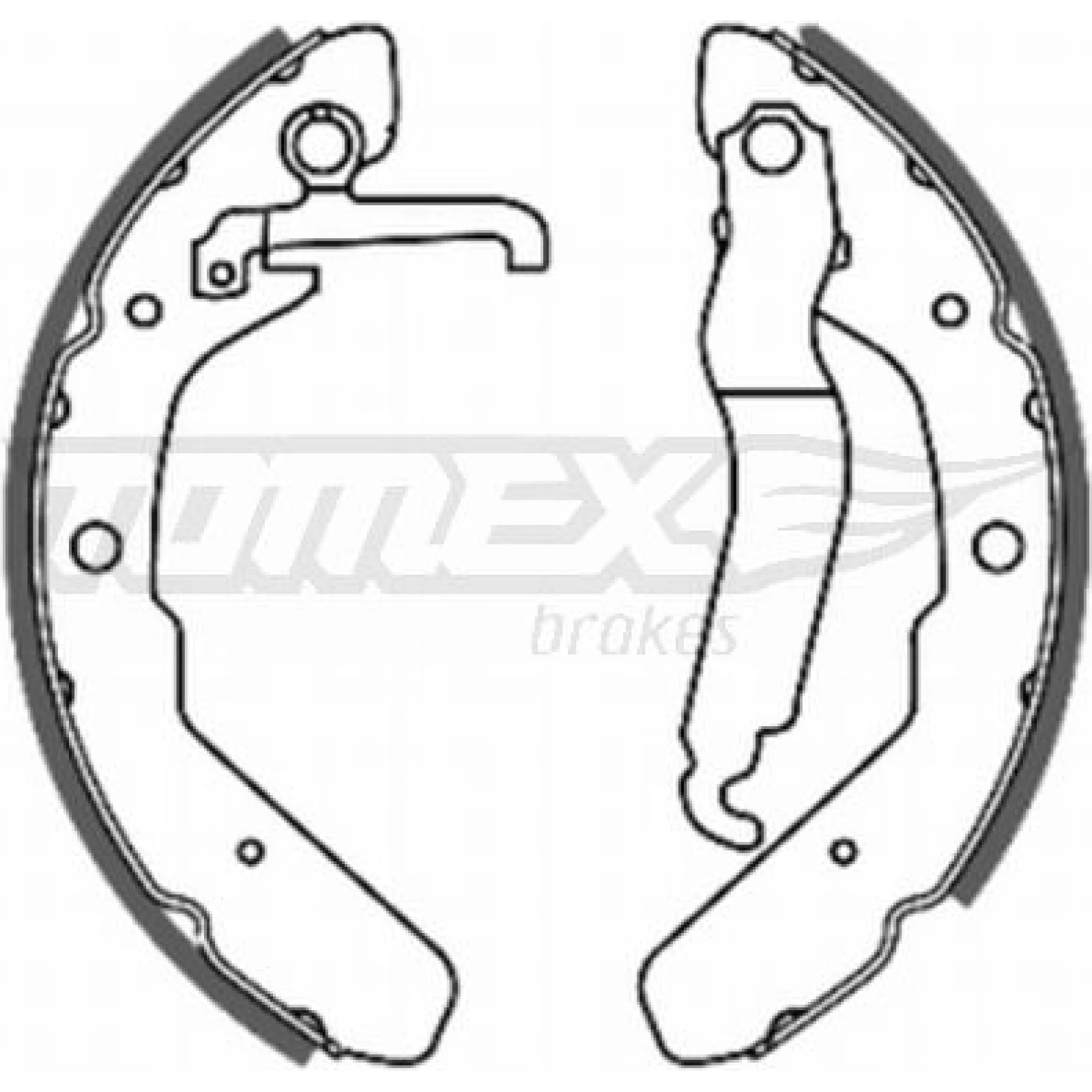 TOMEX brakes Bremsbackensatz TX 20-48
