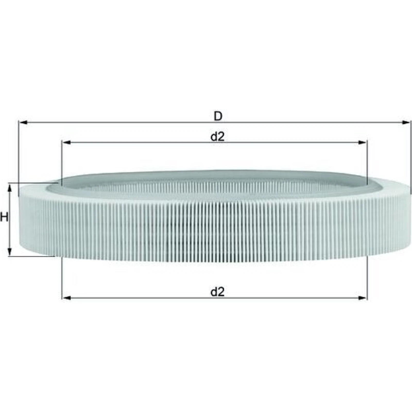 MAHLE Luftfilter LX 58