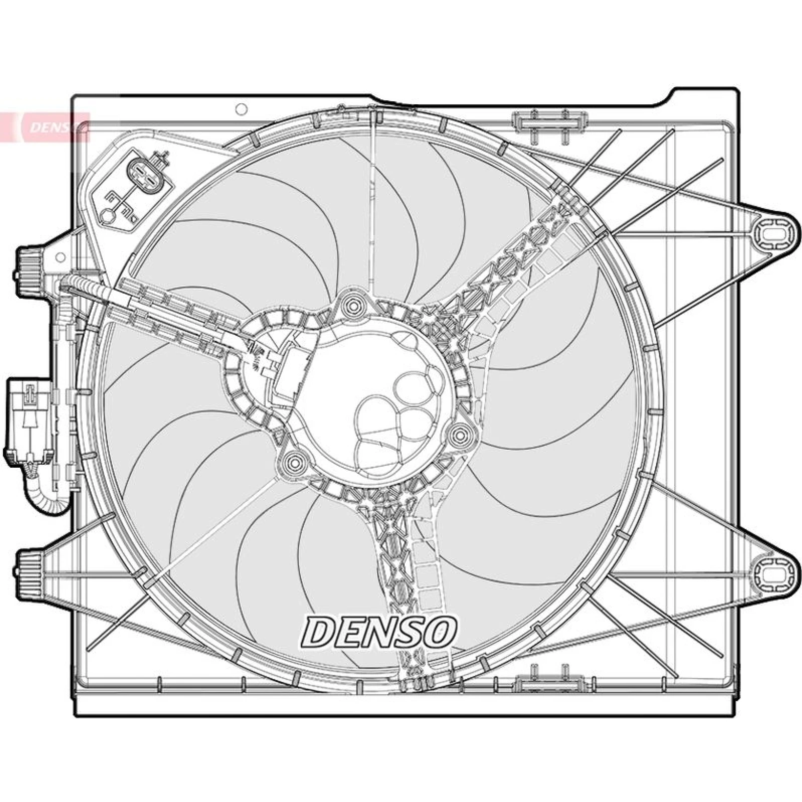 DENSO Kühlerlüfter DER09096