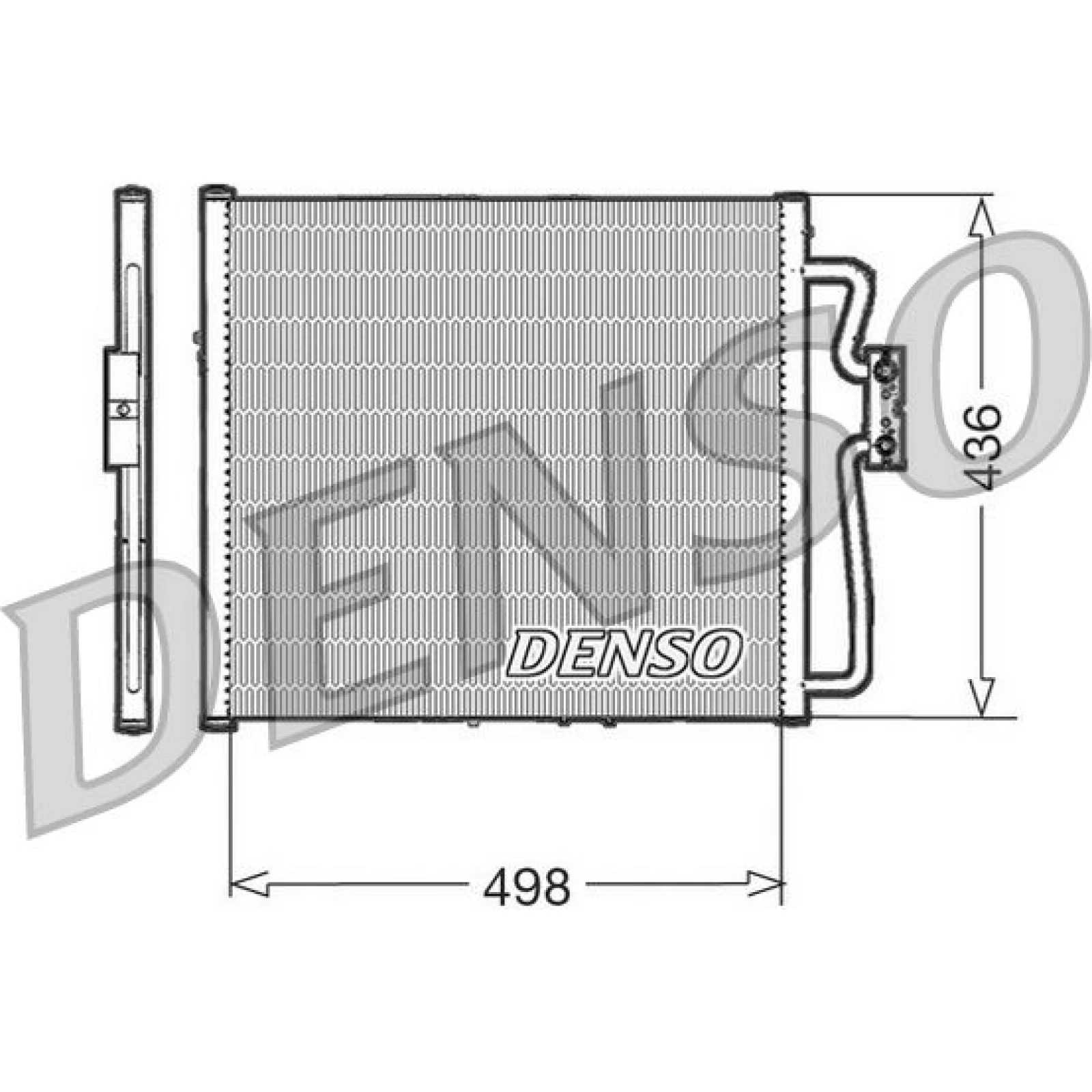 DENSO Klimaanlagenkühler DCN23009