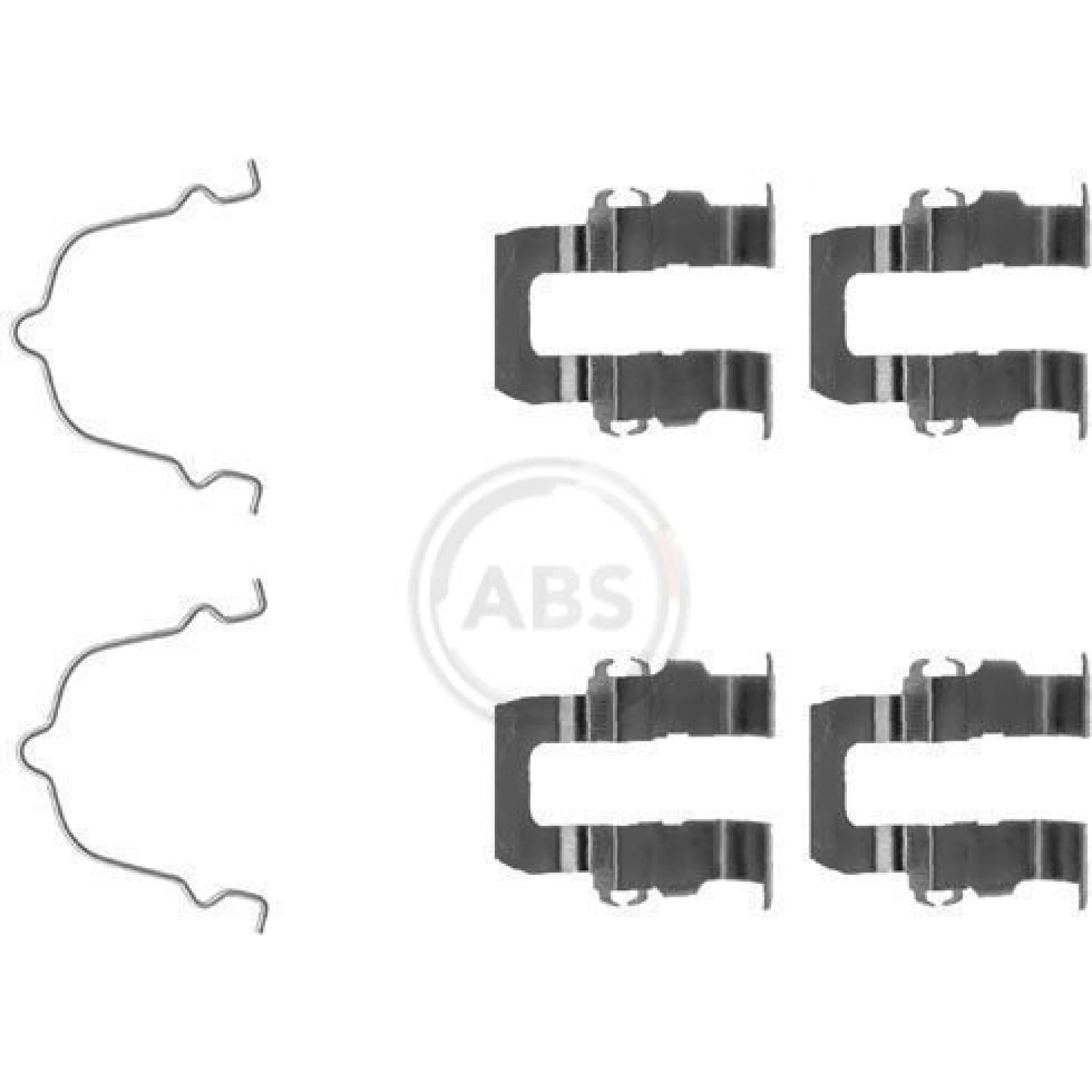 A.B.S. Zubehörsatz Scheibenbremsbeläge 1119Q