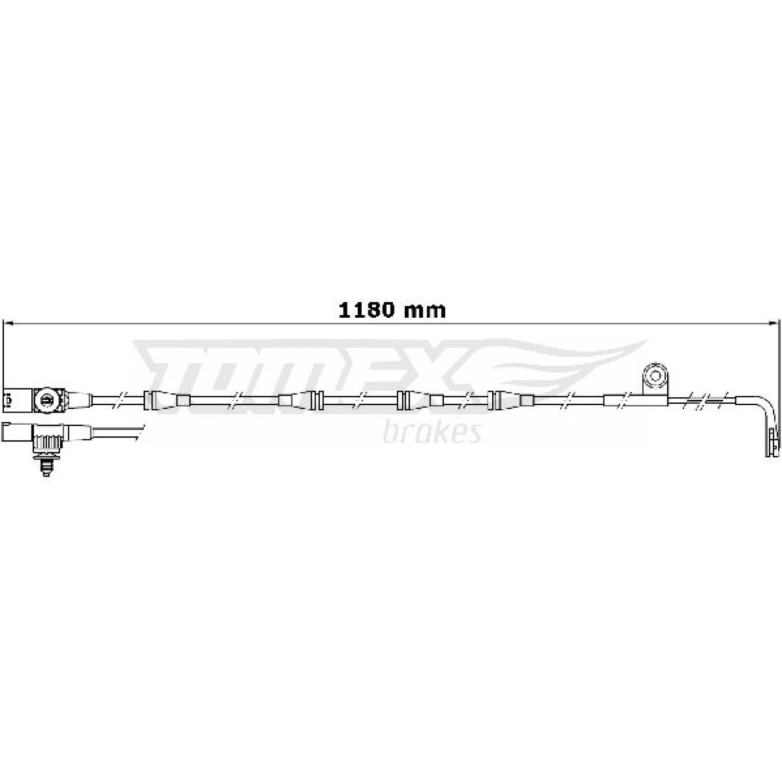 TOMEX brakes Warnkontakt, Bremsbelagverschleiß TX 31-33