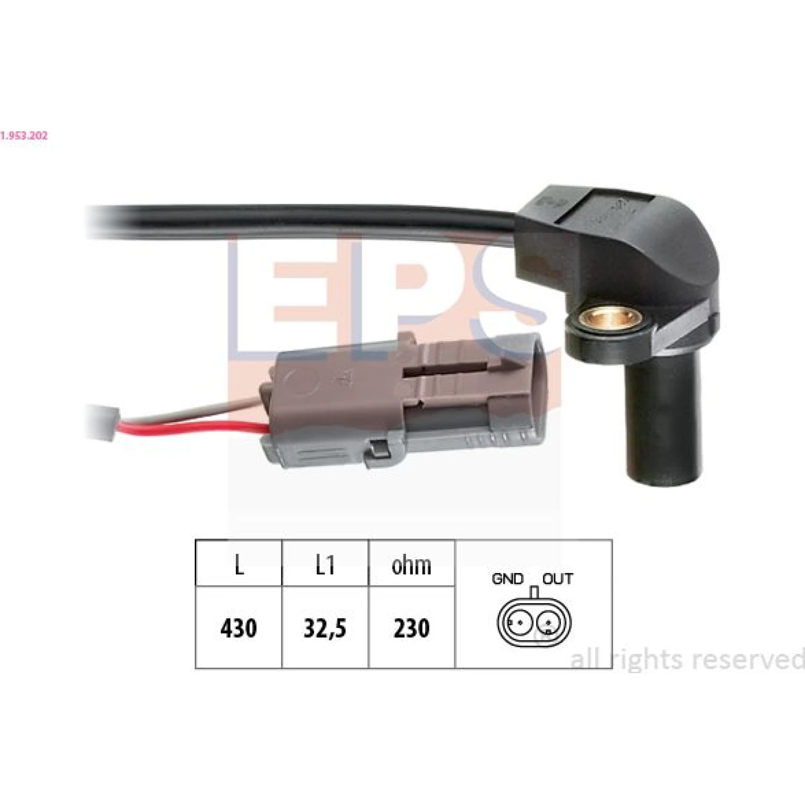 Drehzahlsensor, Motormanagemen 1.953.202