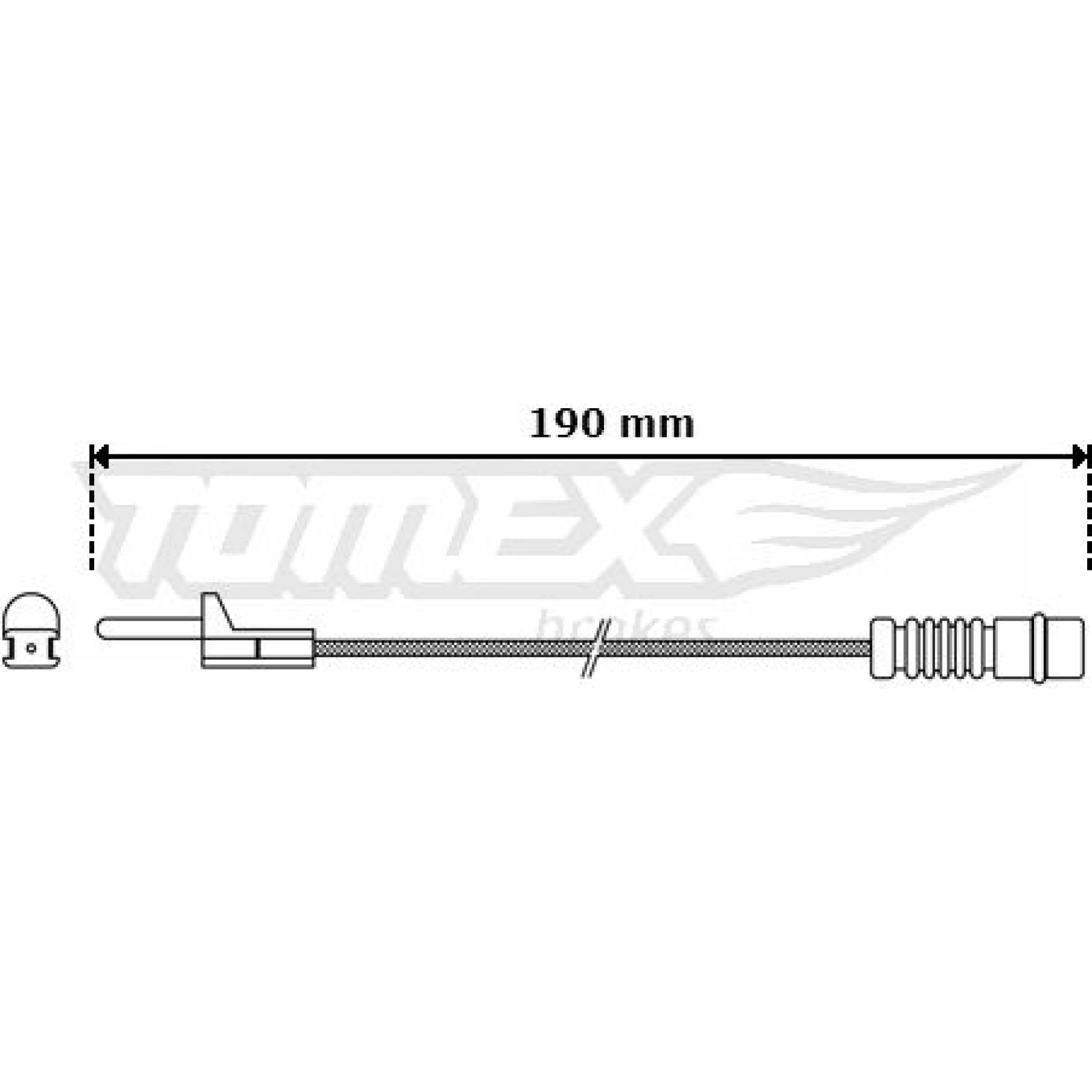 TOMEX brakes Warnkontakt, Bremsbelagverschleiß TX 30-09