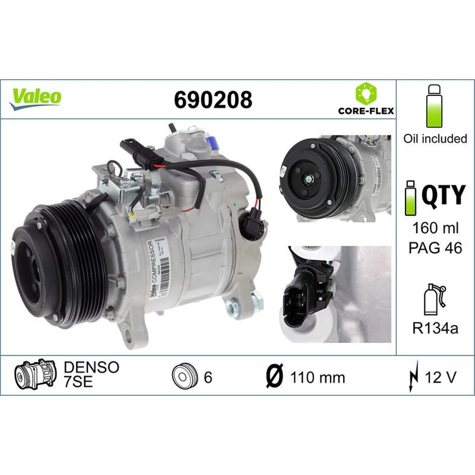 KOMPRESSOR, KLIMAANLAGE 690208