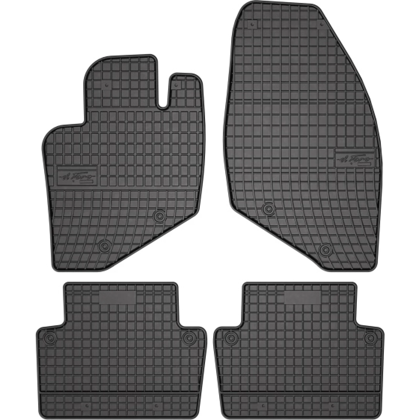 FROGUM passgenaue Kofferraummatte / Gummimatte Volvo S60 00-09 / S80 98-06 / V70 00-06 0943