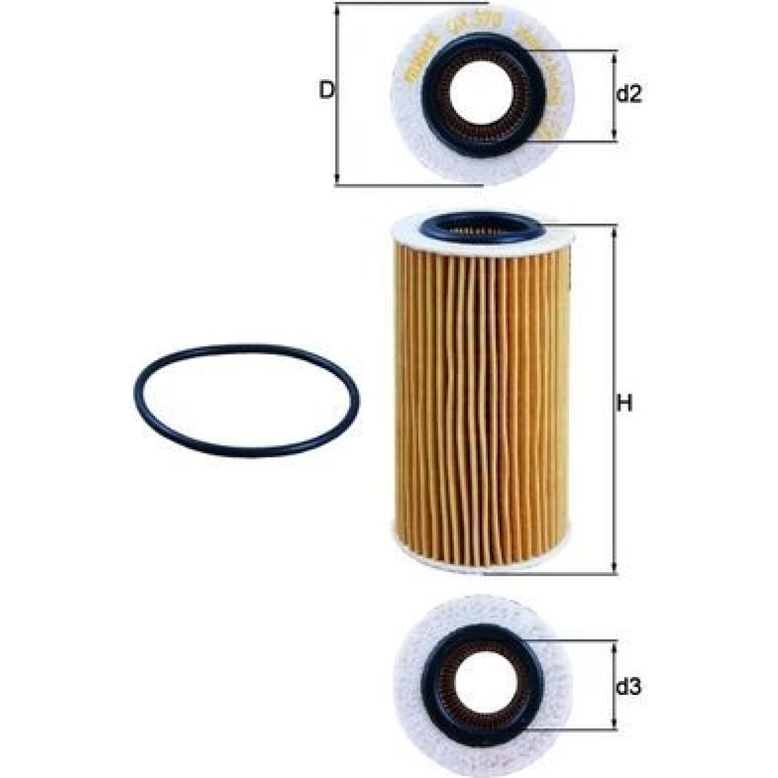 MAHLE Ölfilter OX 370D