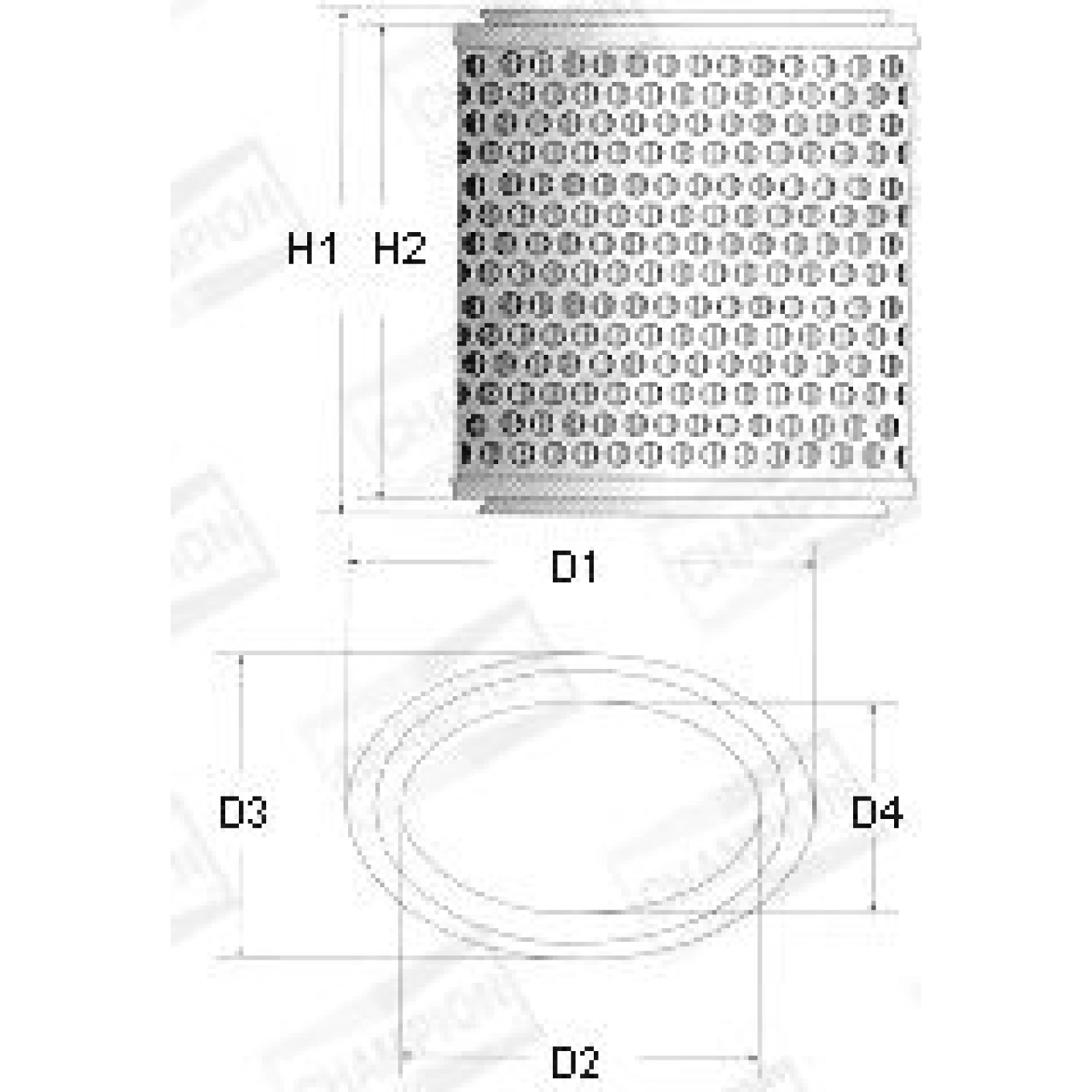 CHAMPION Luftfilter W237/606