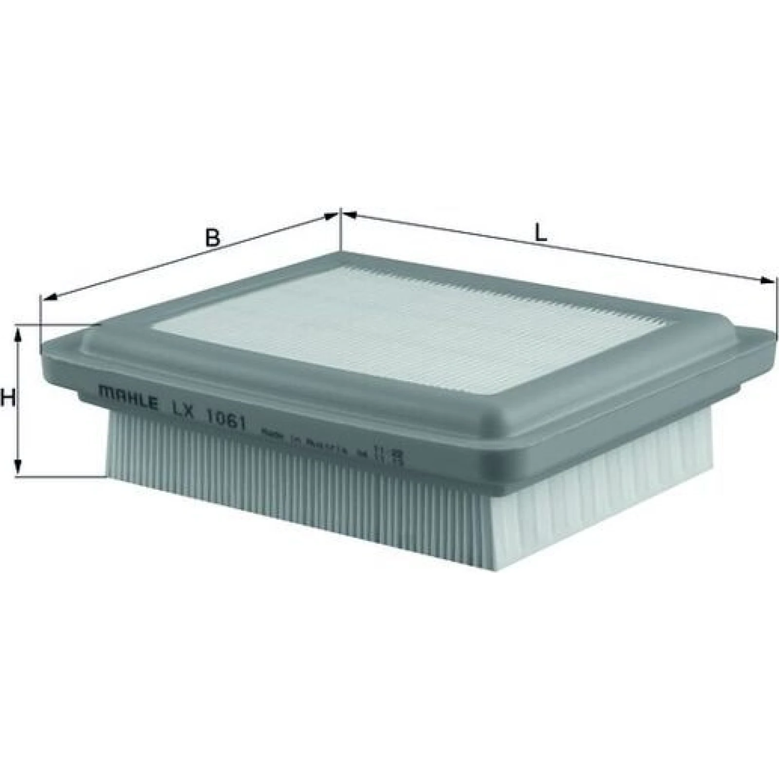 MAHLE Luftfilter LX 1061