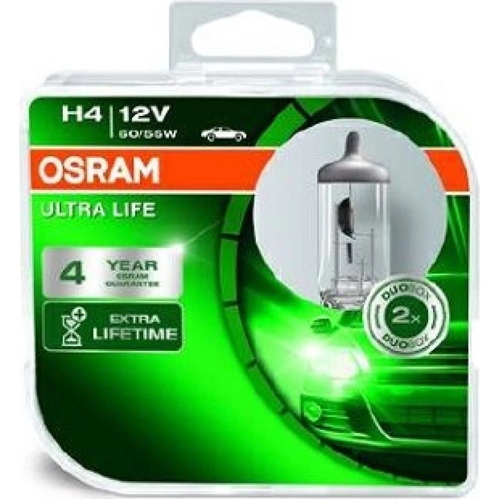H4 OSRAM 12V 60/55W P43T UL DB 64193ULT-HCB