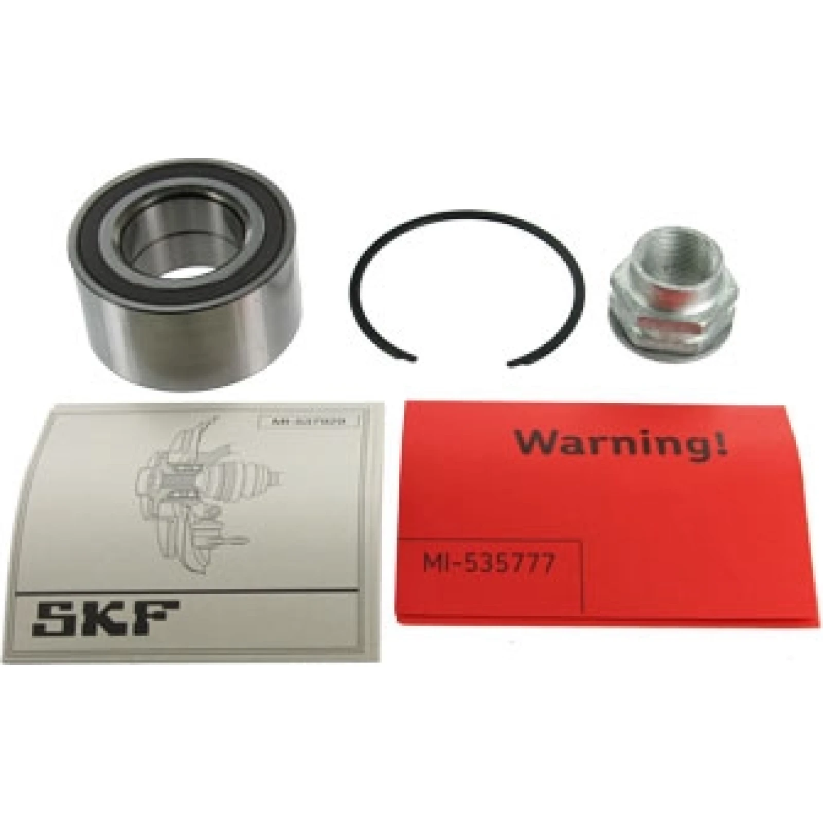 Radlagersatz VA m.ABS Sensorring VKBA 3577