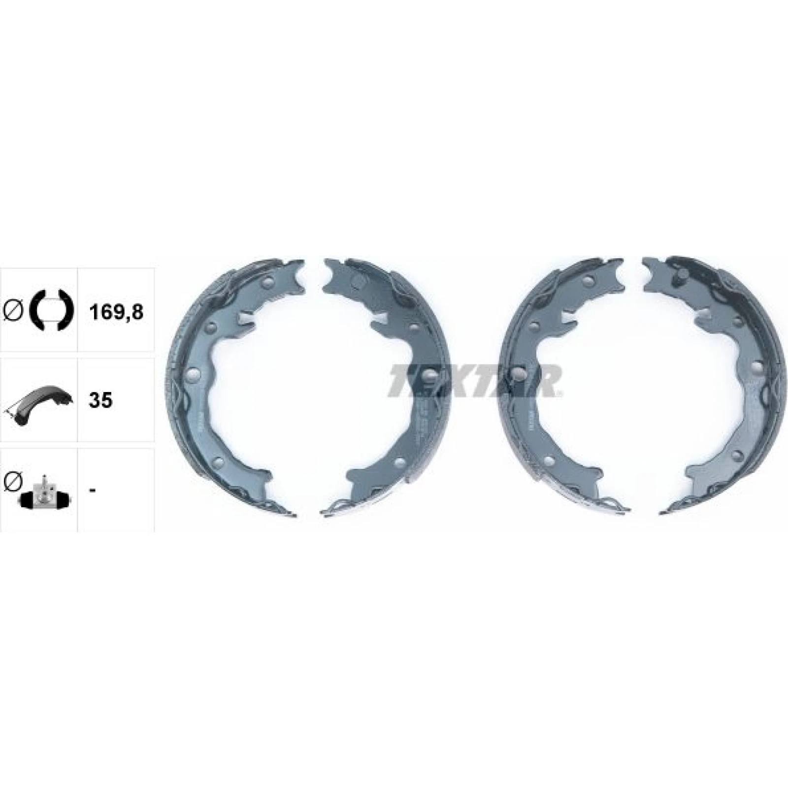 Handbremsbacken Subaru Impreza 12 91080500