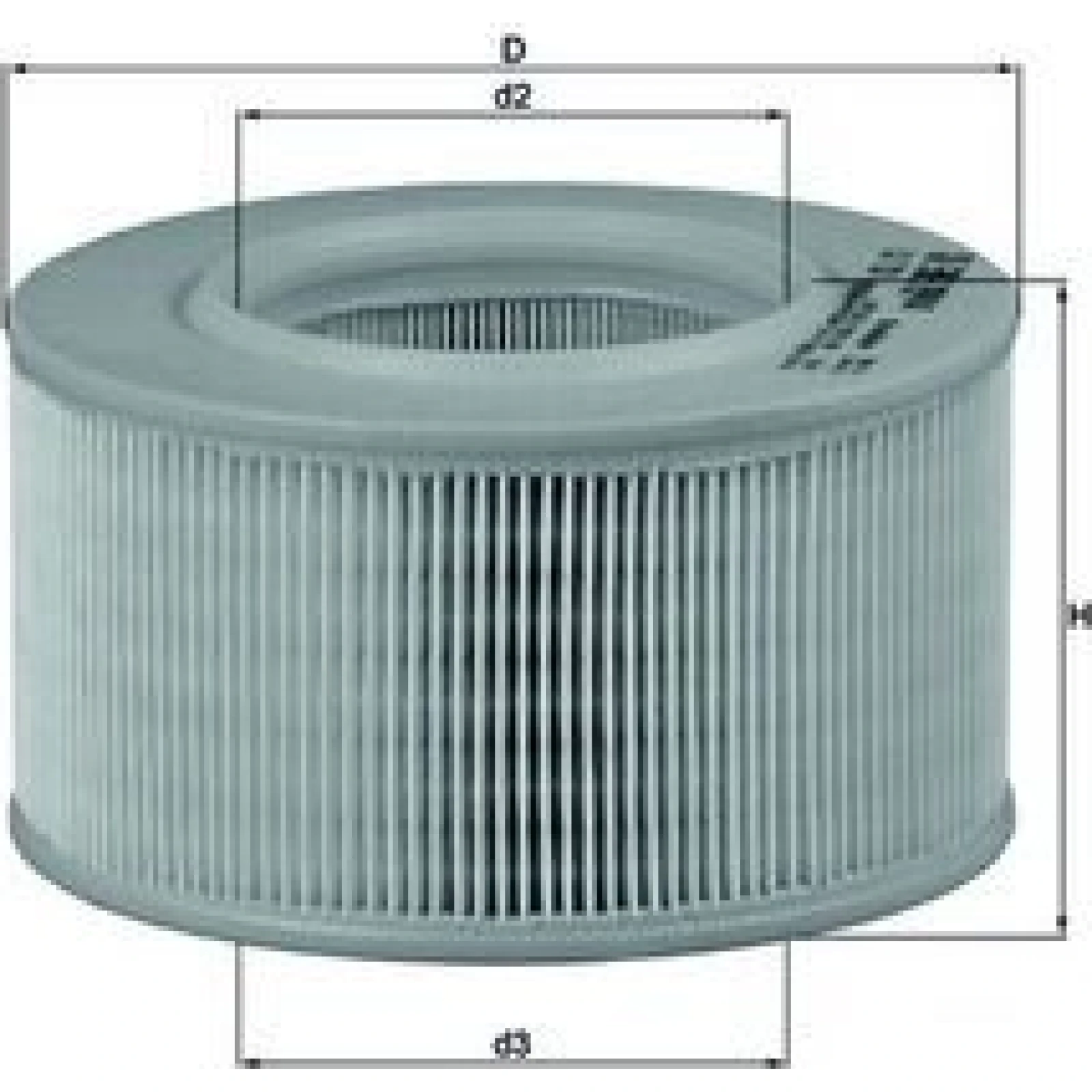 MAHLE Luftfilter LX 720